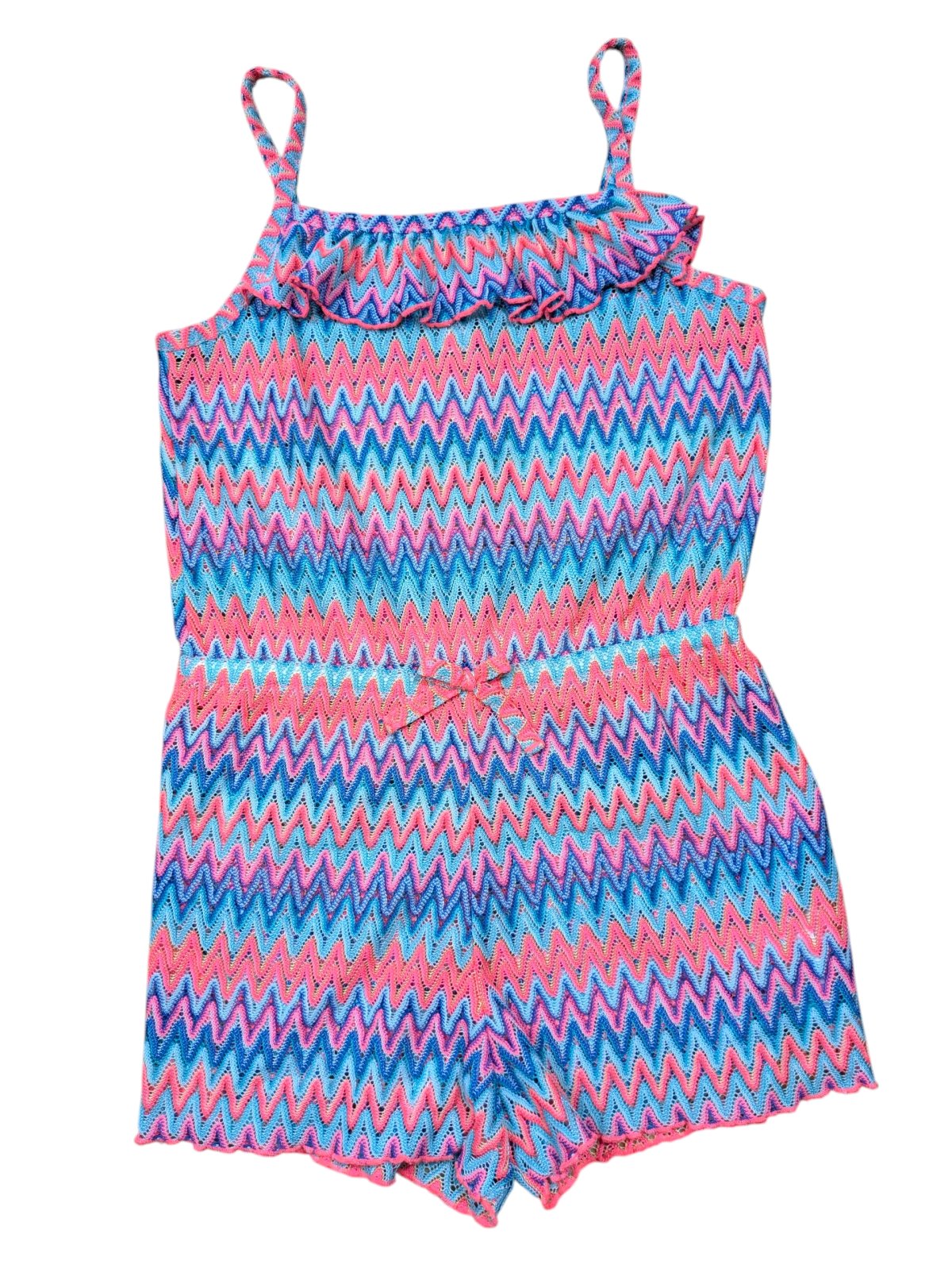 Barevný krátký overal na plavky pro holky secondhand