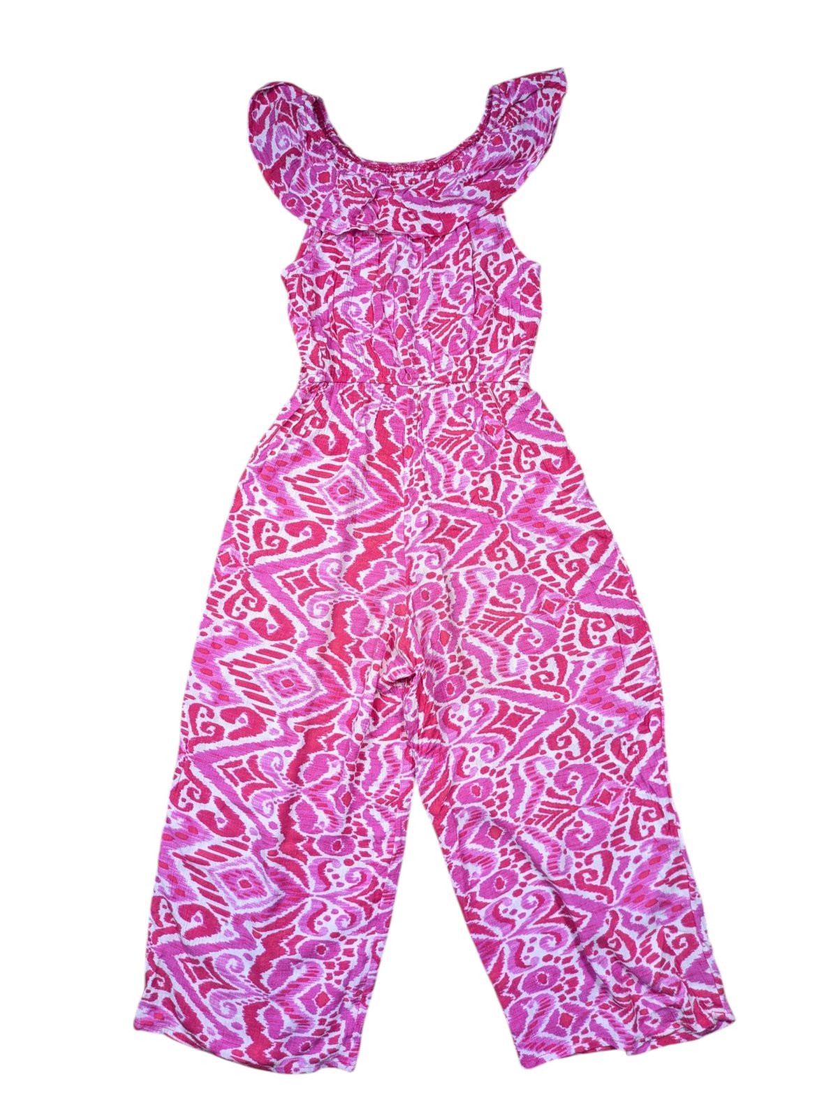 Dlouhý růžový overal pro holky secondhand