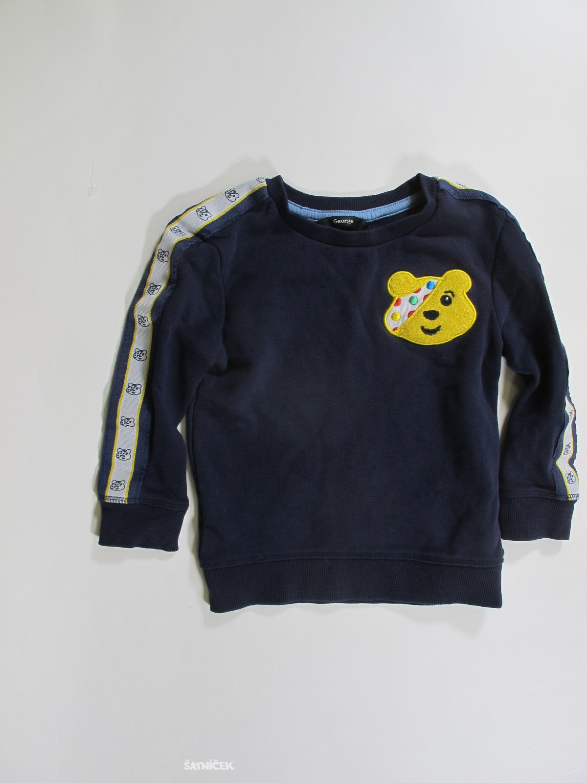 Modrá  mikina pro kluky secondhand