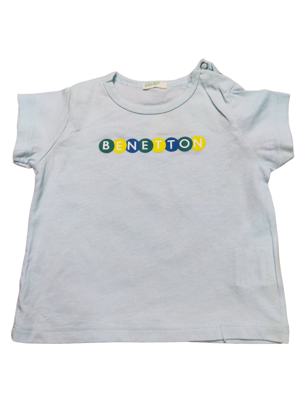 Světle modré triko pro kluky s nápisem secondhand