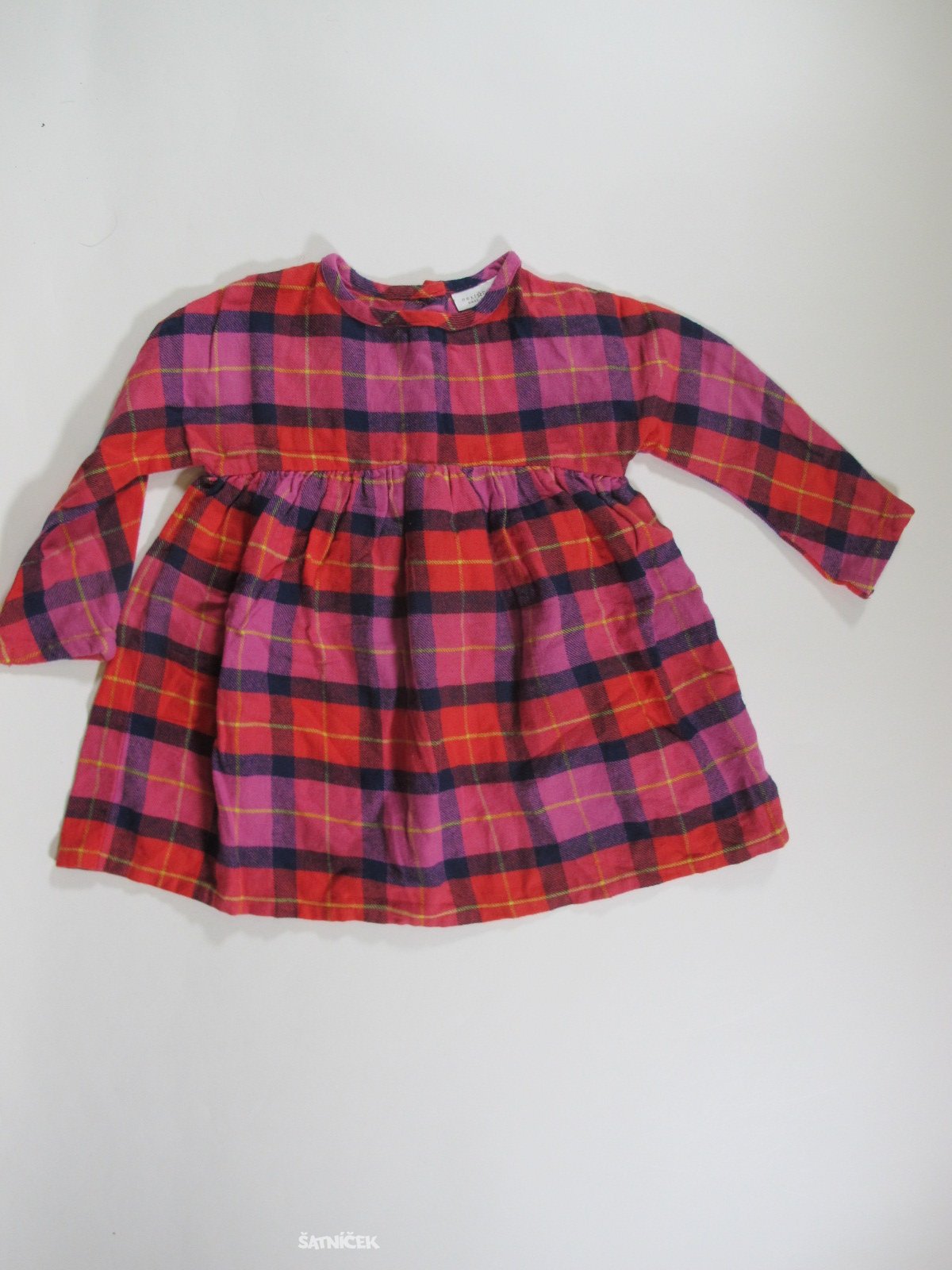 Kostkovaná tunika pro holky secondhand