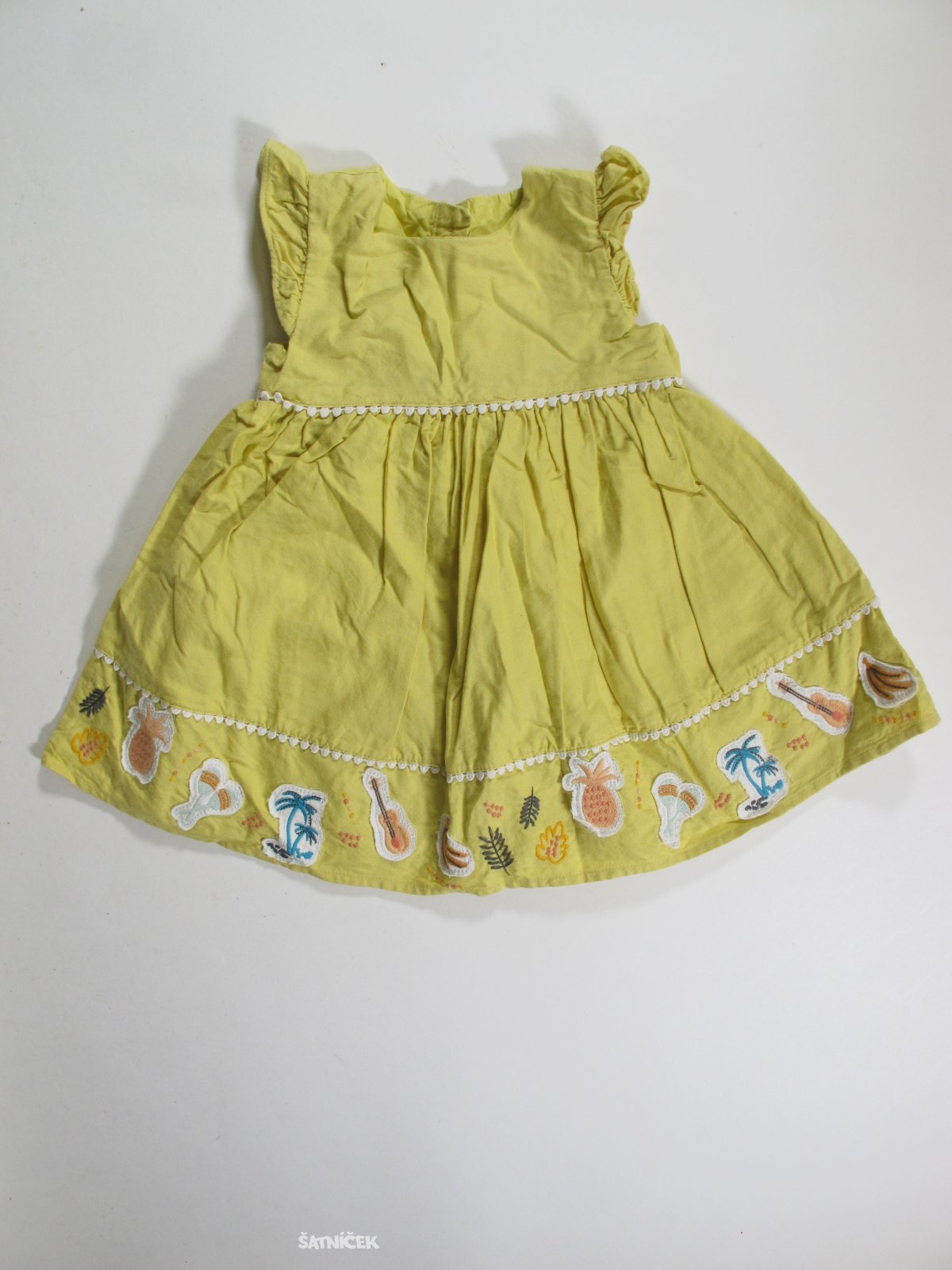 Šaty žluté pro holky  secondhand