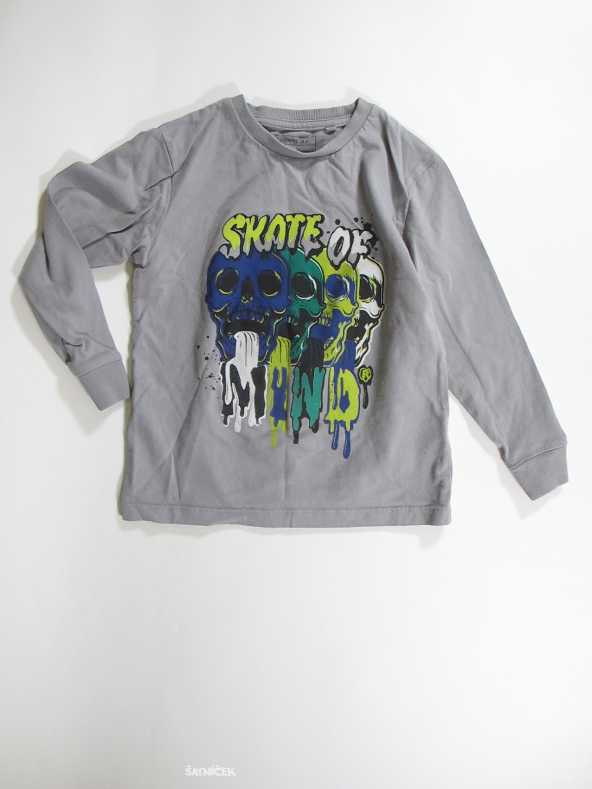 Triko dl.rukáv pro kluky  šedé secondhand