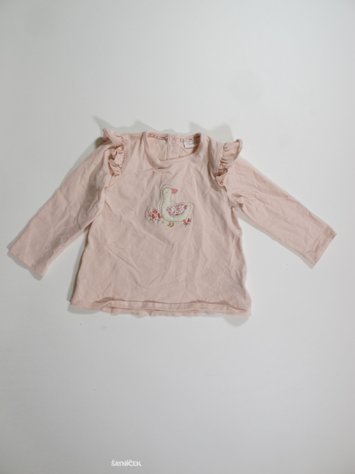 Triko dl.rukáv pro holky růžové secondhnad