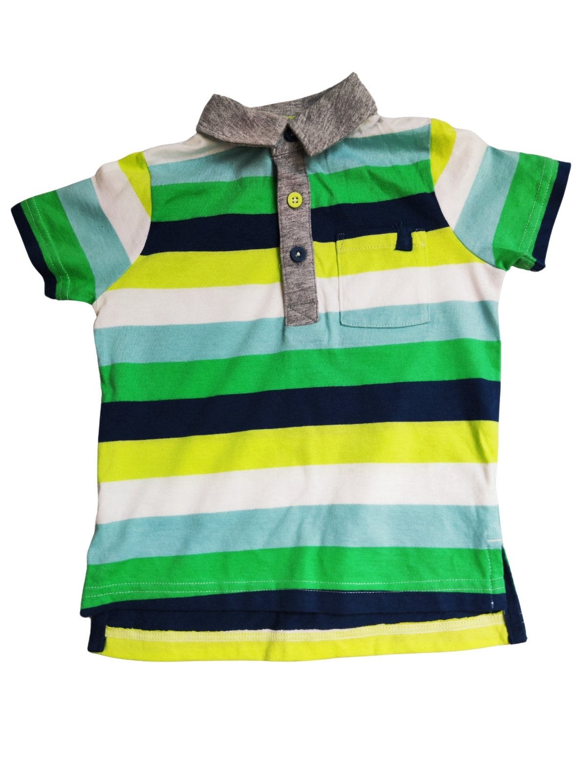 Barevně pruhovaná polokošile pro kluky secondhand TU