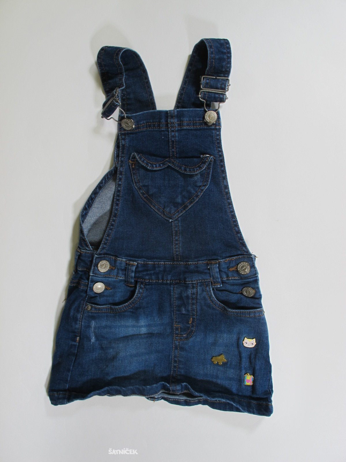 Sukně pro holky modrá džínová secondhand