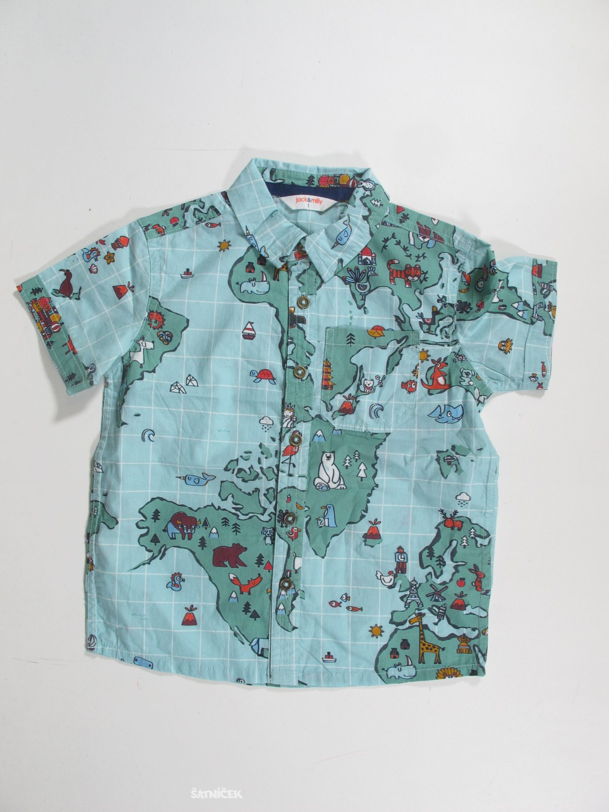 Obrázková  košile pro kluky  secondhnad