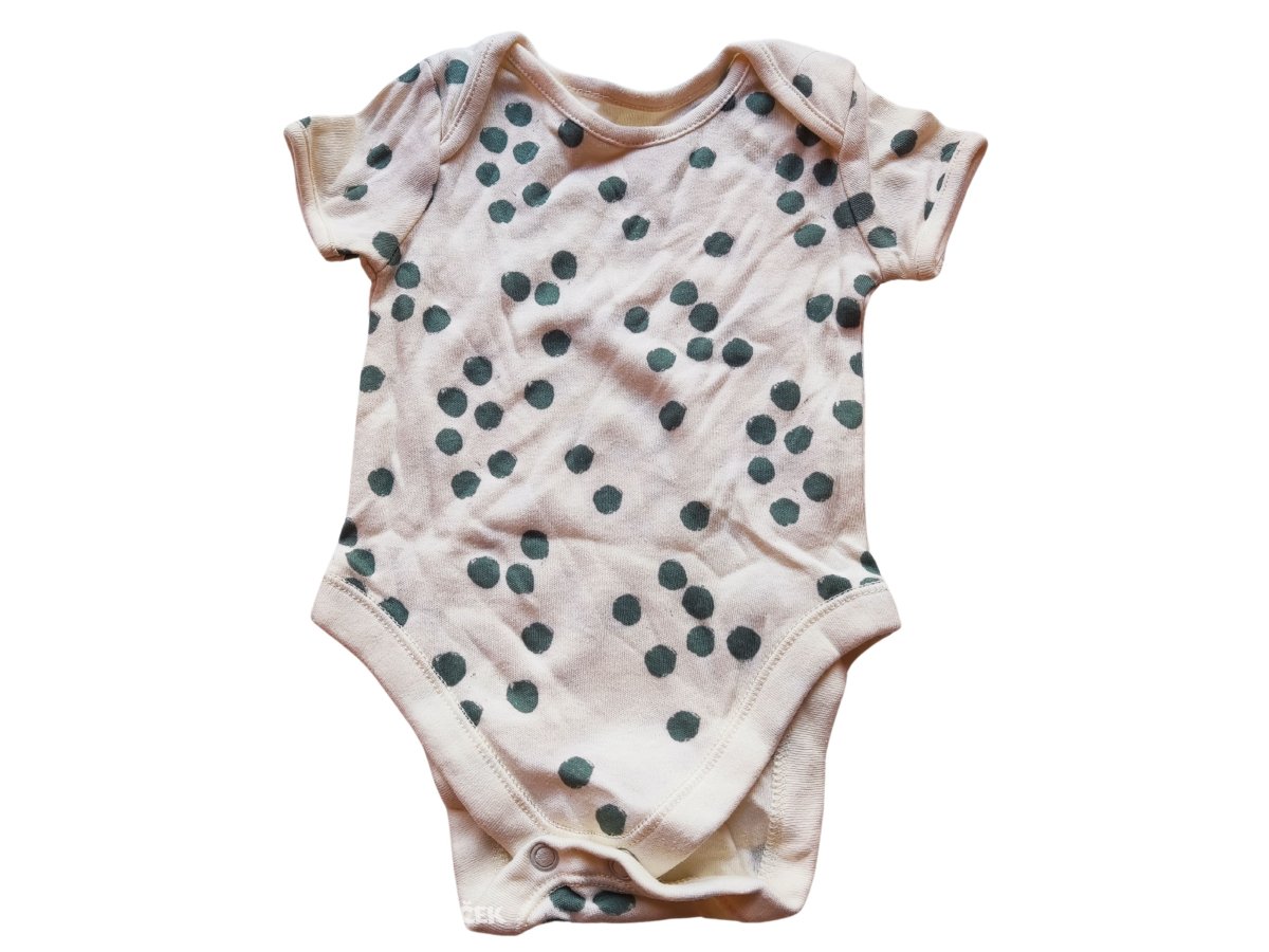 Bílé body se zelenými puntíky secondhand George