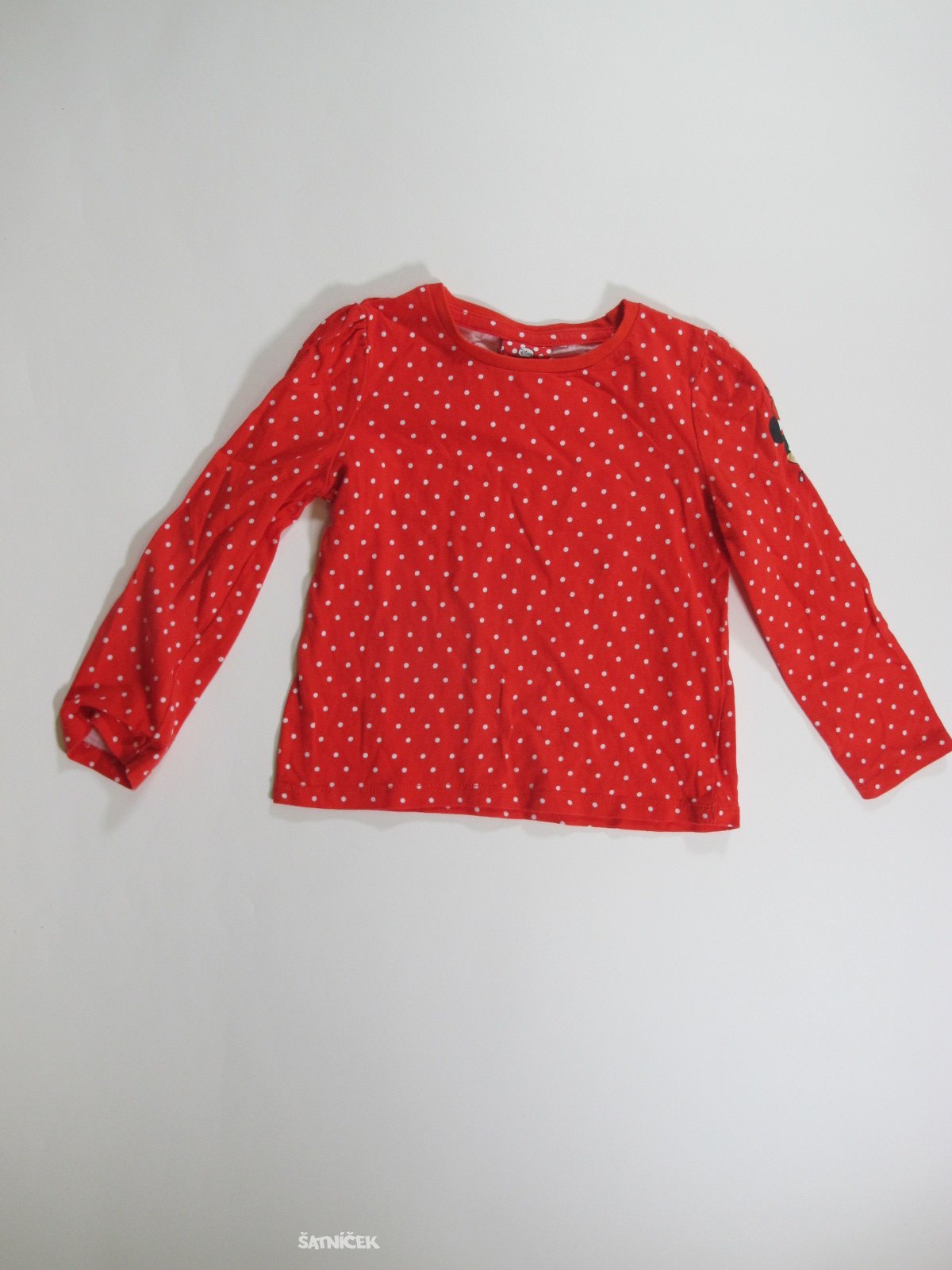Triko dl.rukáv pro holky s puntíkem  secondhand