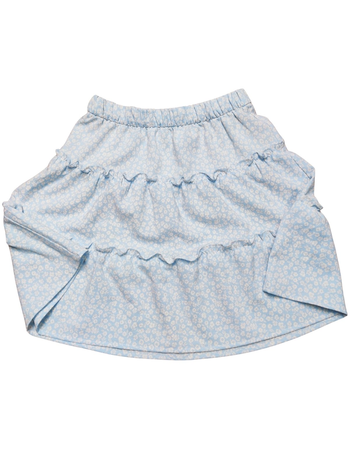 Modro bílá sukně s kytičkami pro holky secondhand H&M