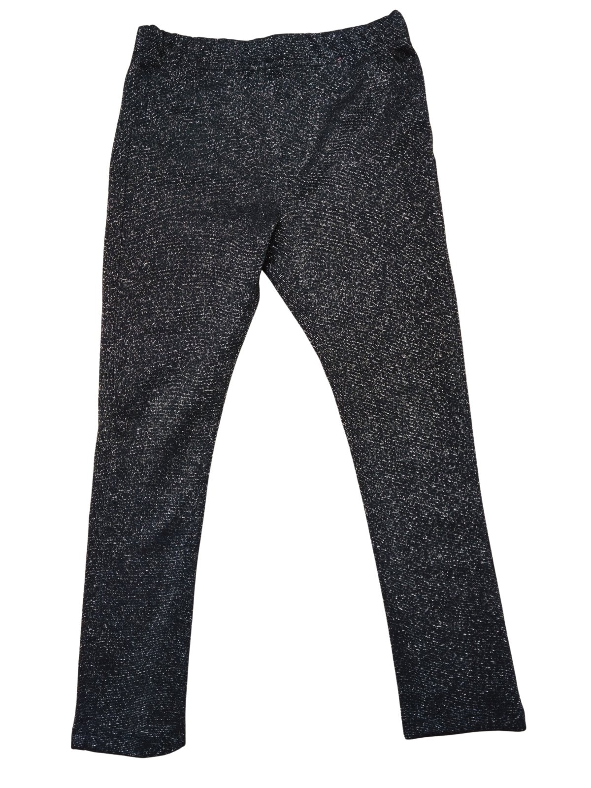 Tmavé kalhoty pro holky se třpytkami secondhand M&S