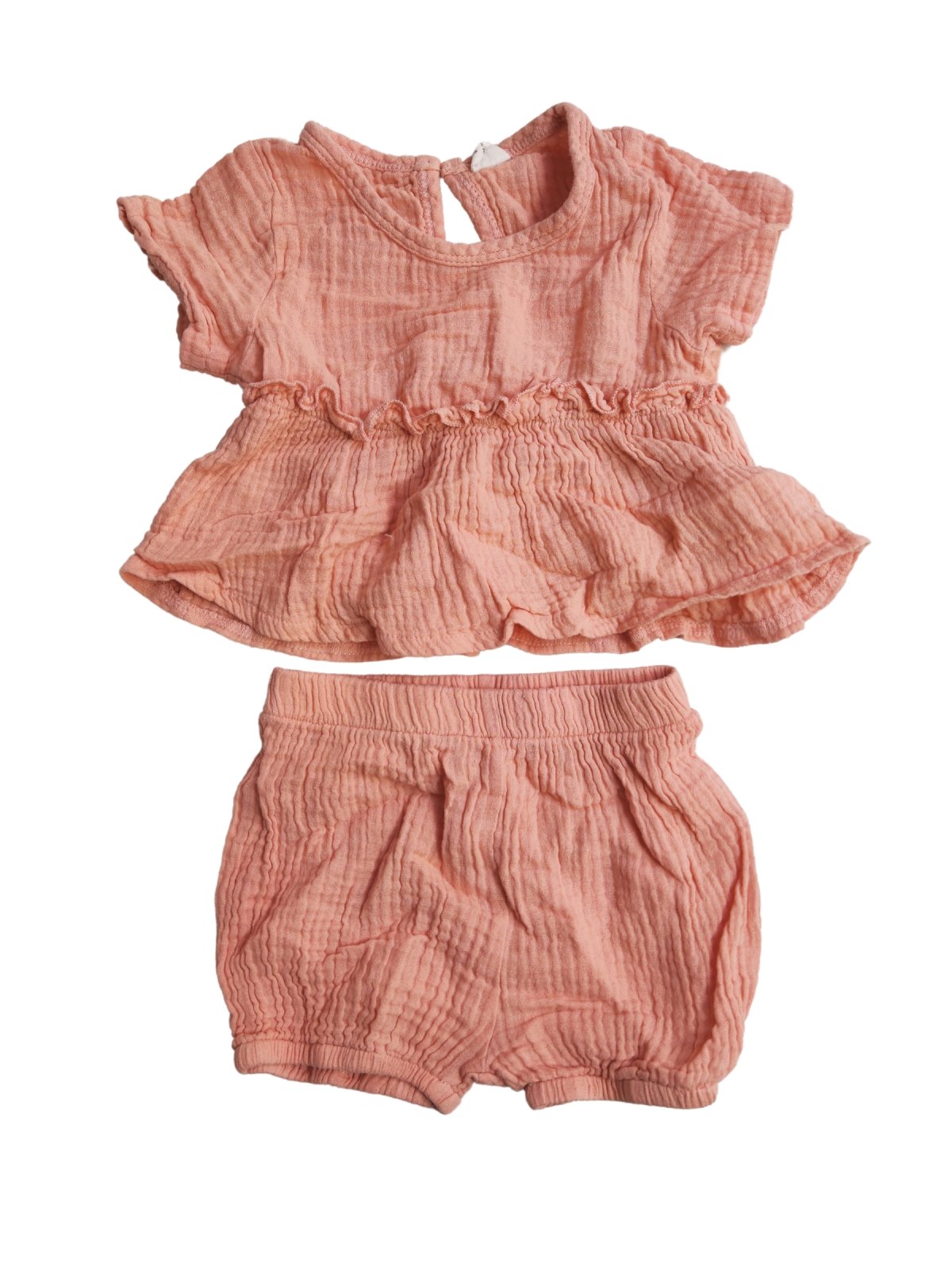 Letní komplet šatičky a kraťasy růžové pro holky outlet Shein