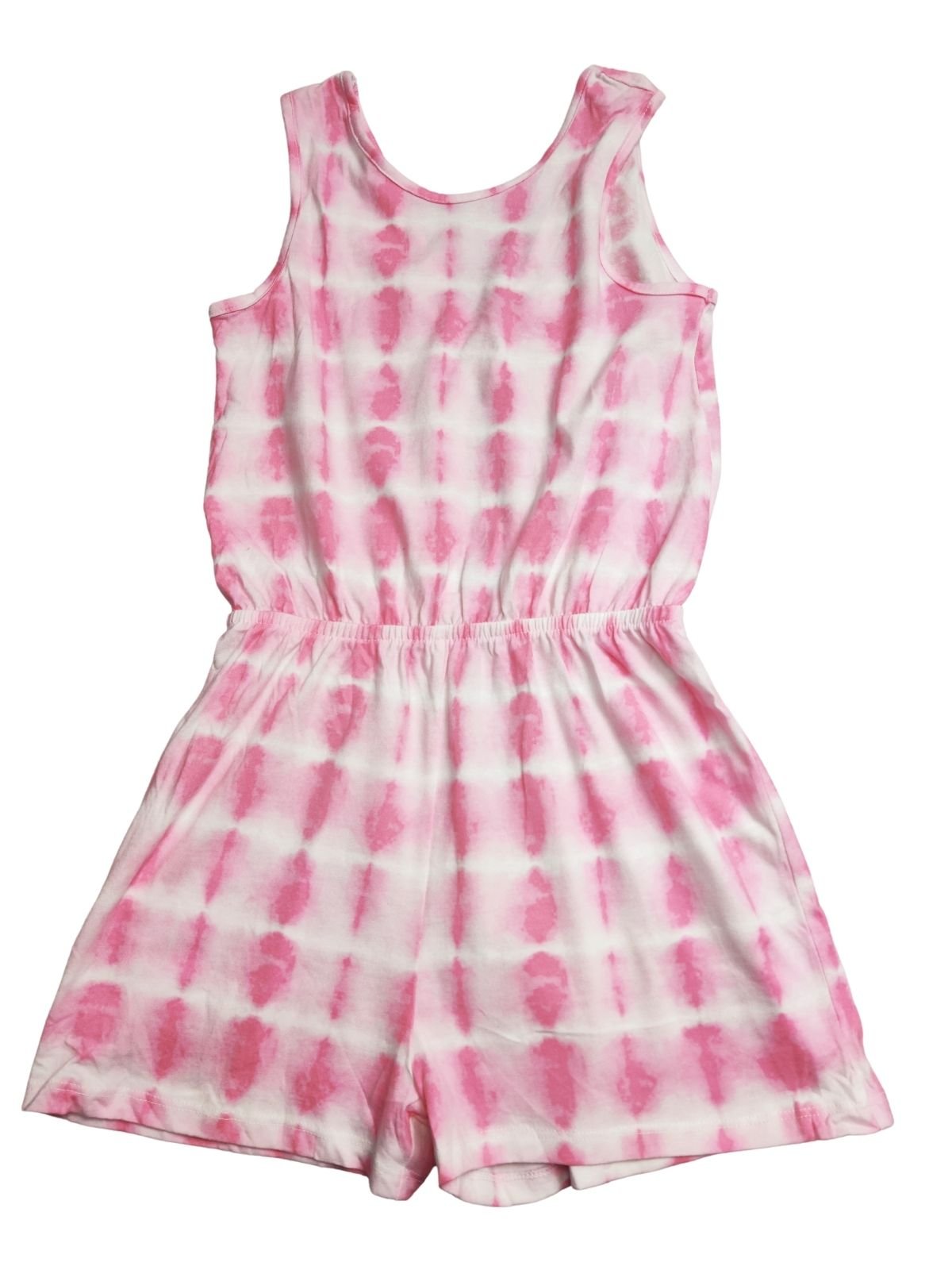 Růžový overal vzorovaný pro holky secondhand F&F