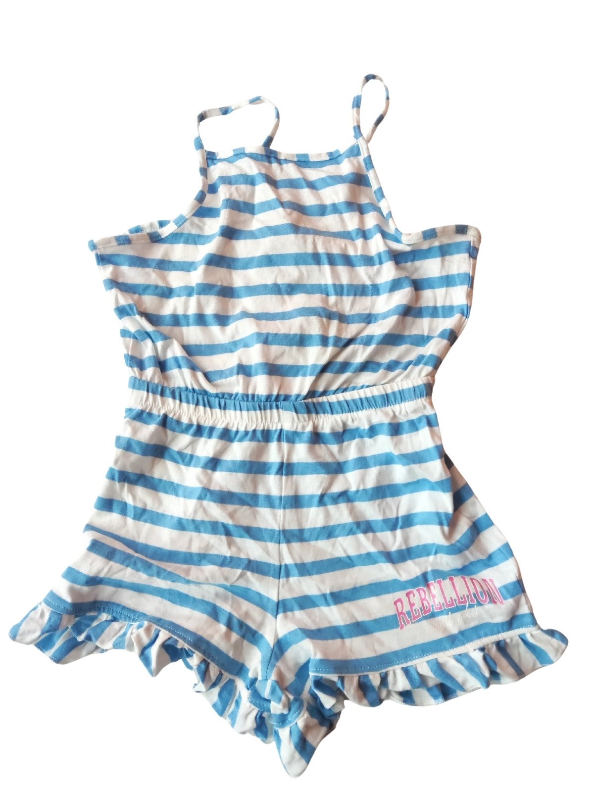 Pruhovaný overal pro holky na ramínkách outlet Only