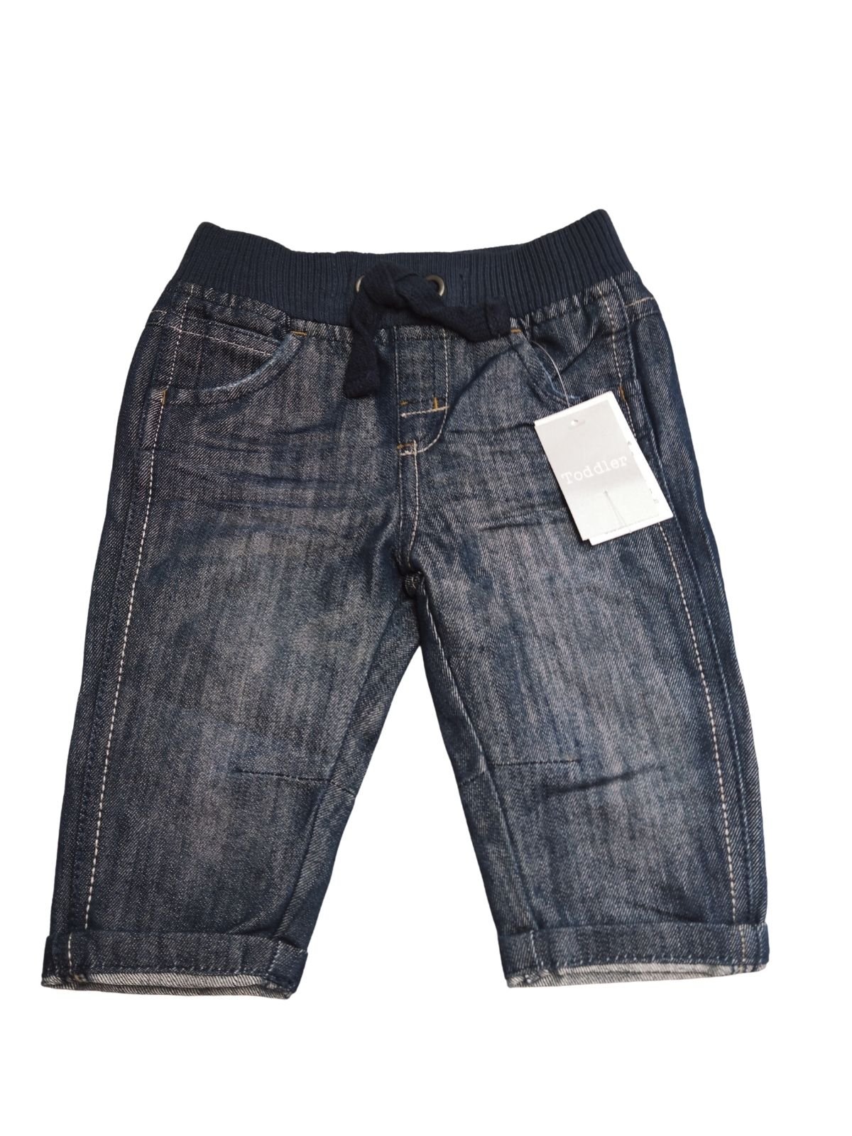 Džínové kalhoty pro kluky na šňůrku outlet Toddler