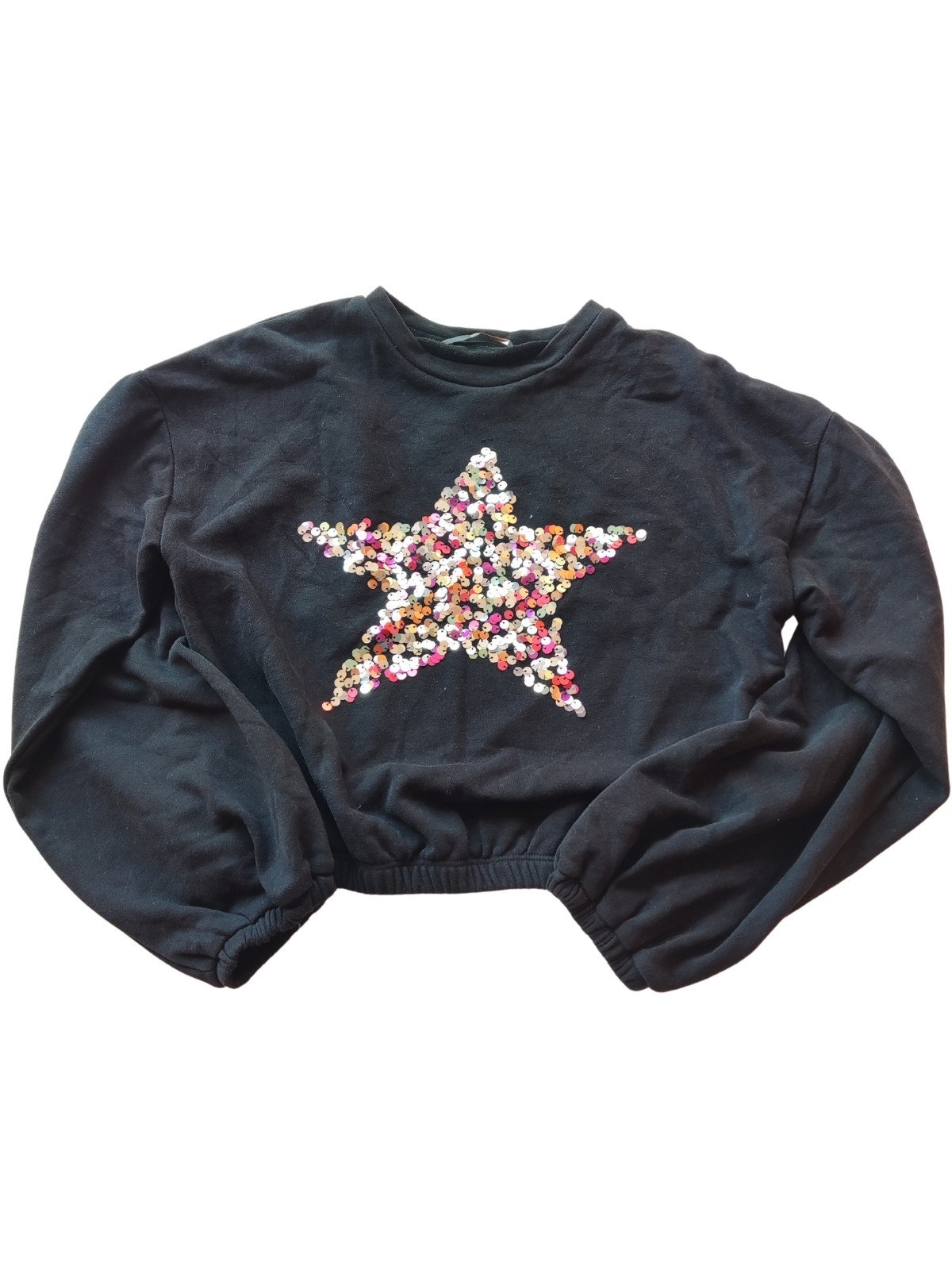 Černá mikina s hvězdou pro holky secondhand George