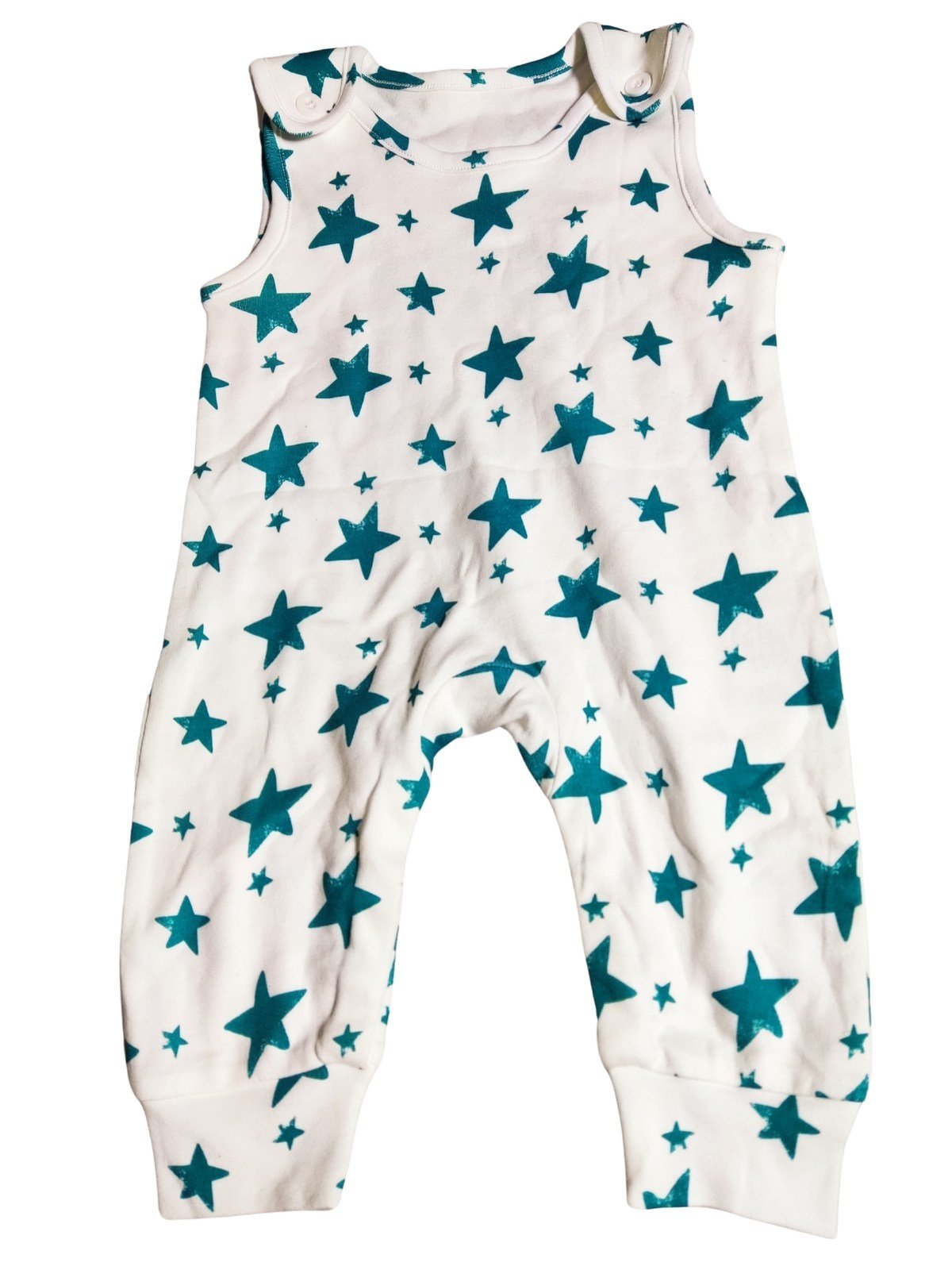 Bílý overal pro kluky s hvězdičkami secondhand