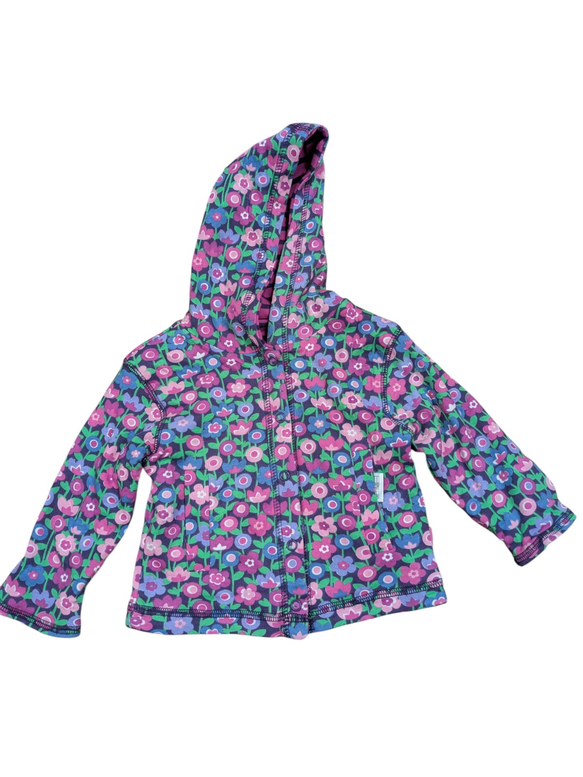 Barevná mikina s květinami pro holky secondhand  secondhand JoJo Maman Bébé