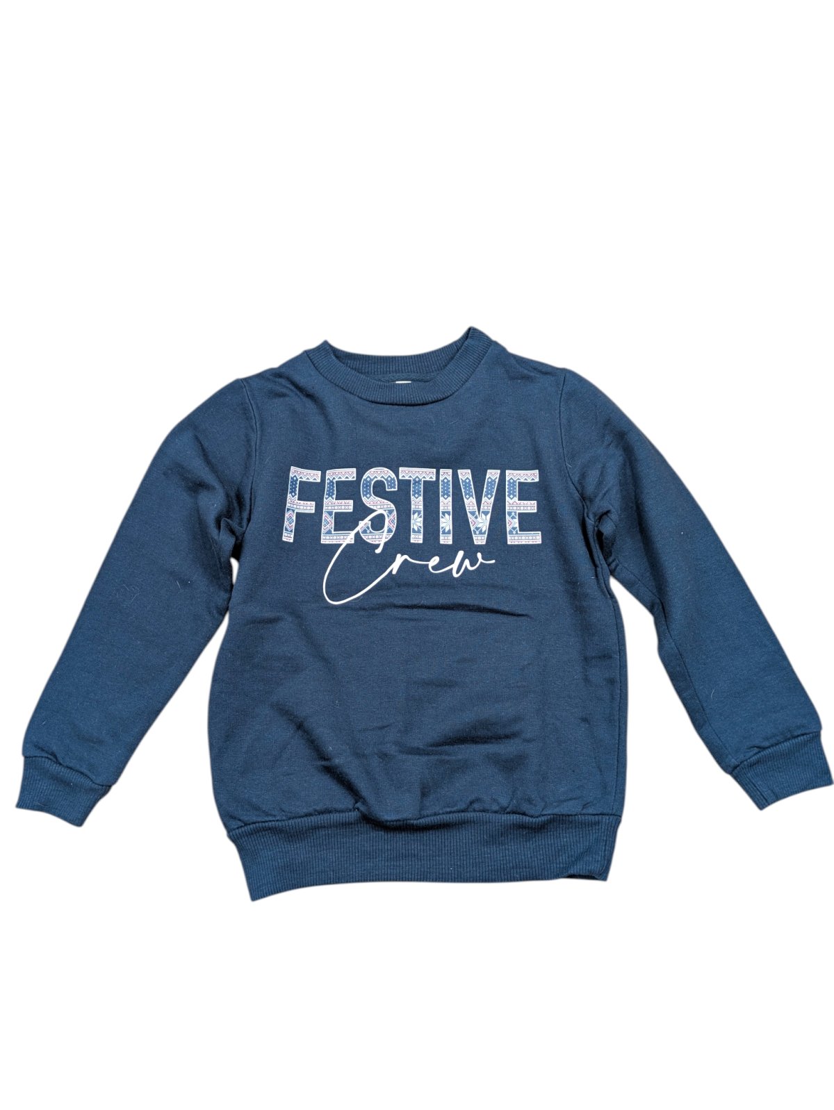 Tmavě modrá mikina pro kluky Festive secondhand  secondhand Pep&co