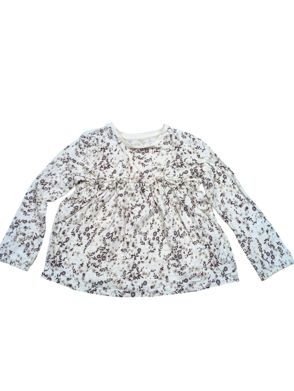 Béžové šaty s květinami pro holky secondhand  secondhand George