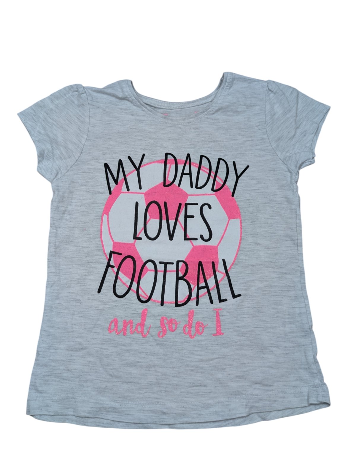 Světlé triko s potiskem pro holky secondhand Rebel-primark