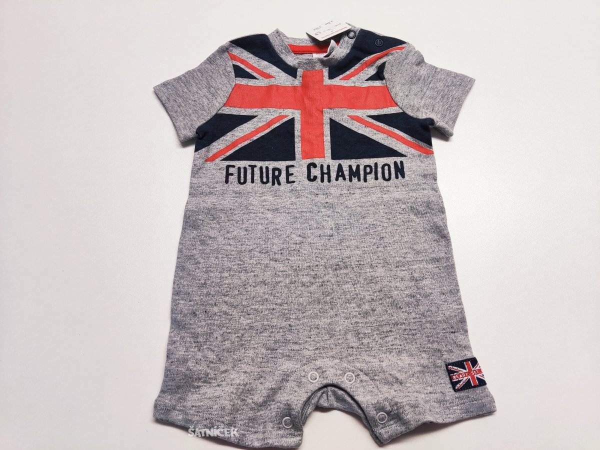 Šedý overal pro kluky šampion outlet