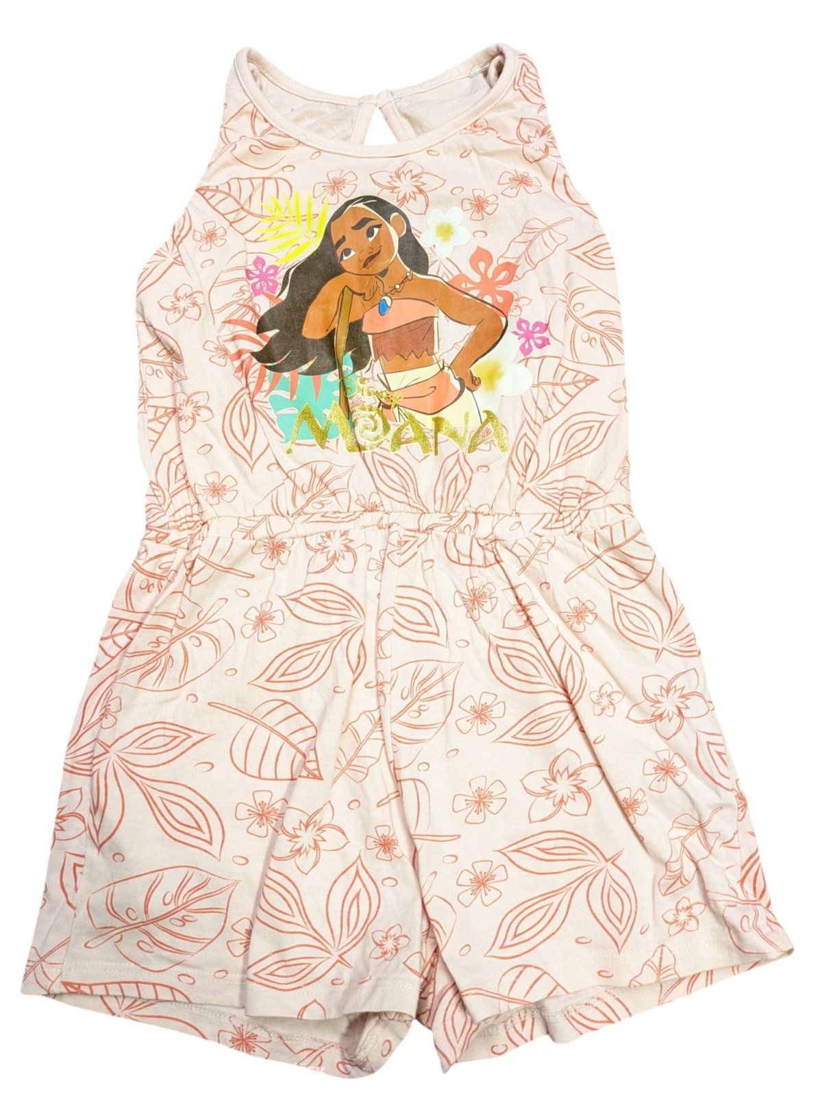 Růžový overal Moana Disney pro holky secondhand 