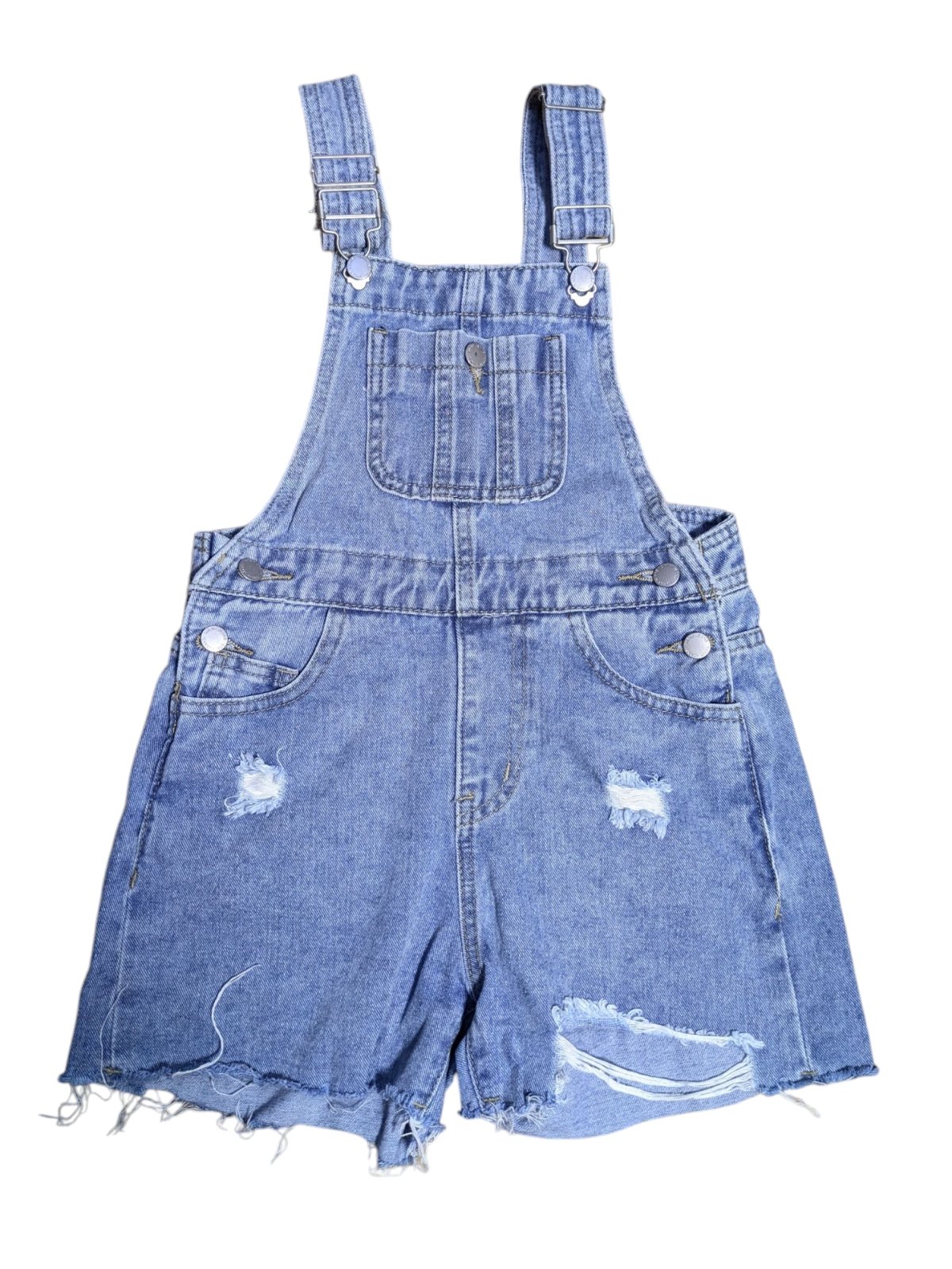 světle modré džínové kraťasy s laclem pro holky secondhand shein