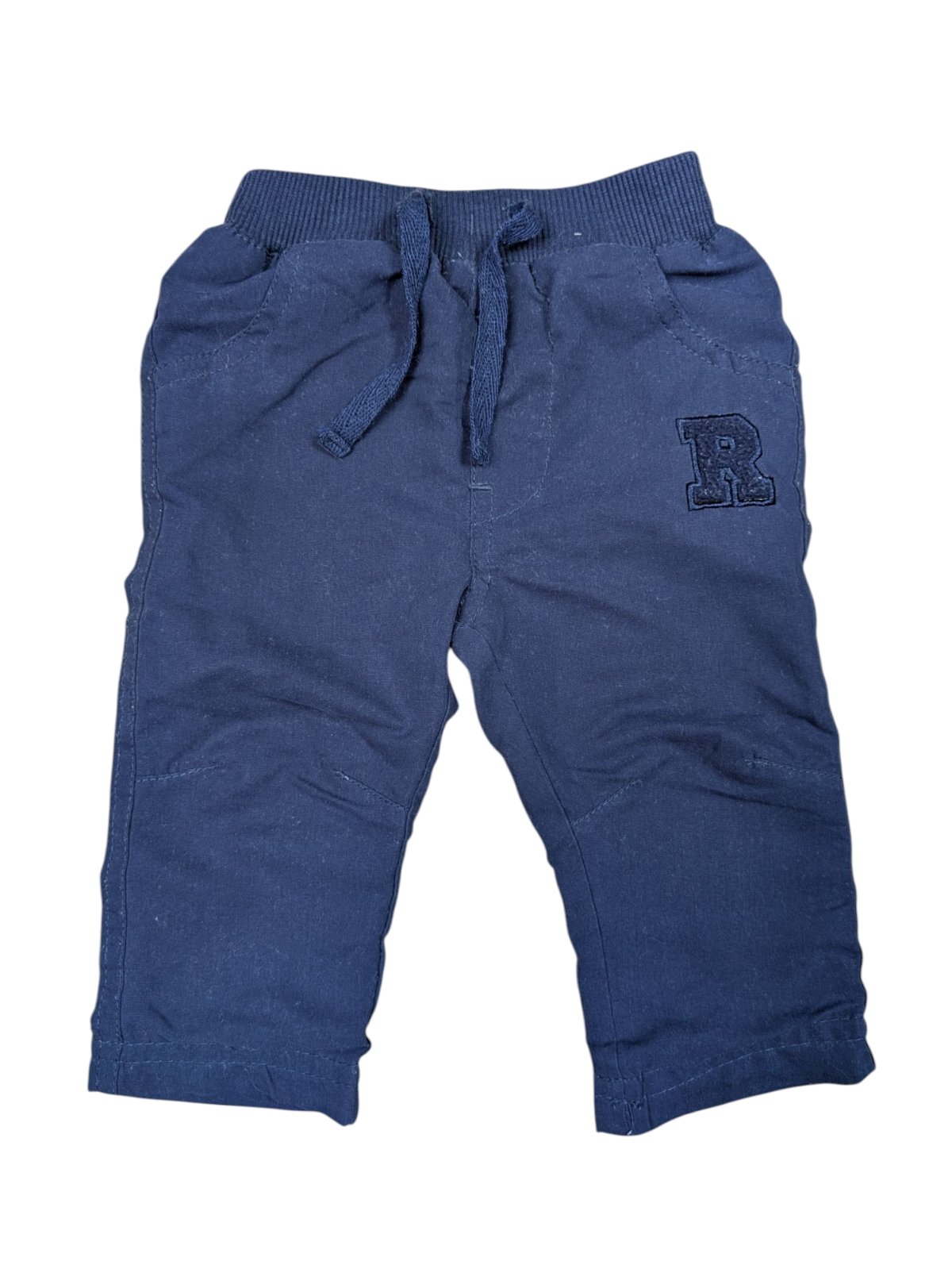 tmavě modré kalhoty pro kluky secondhand primark