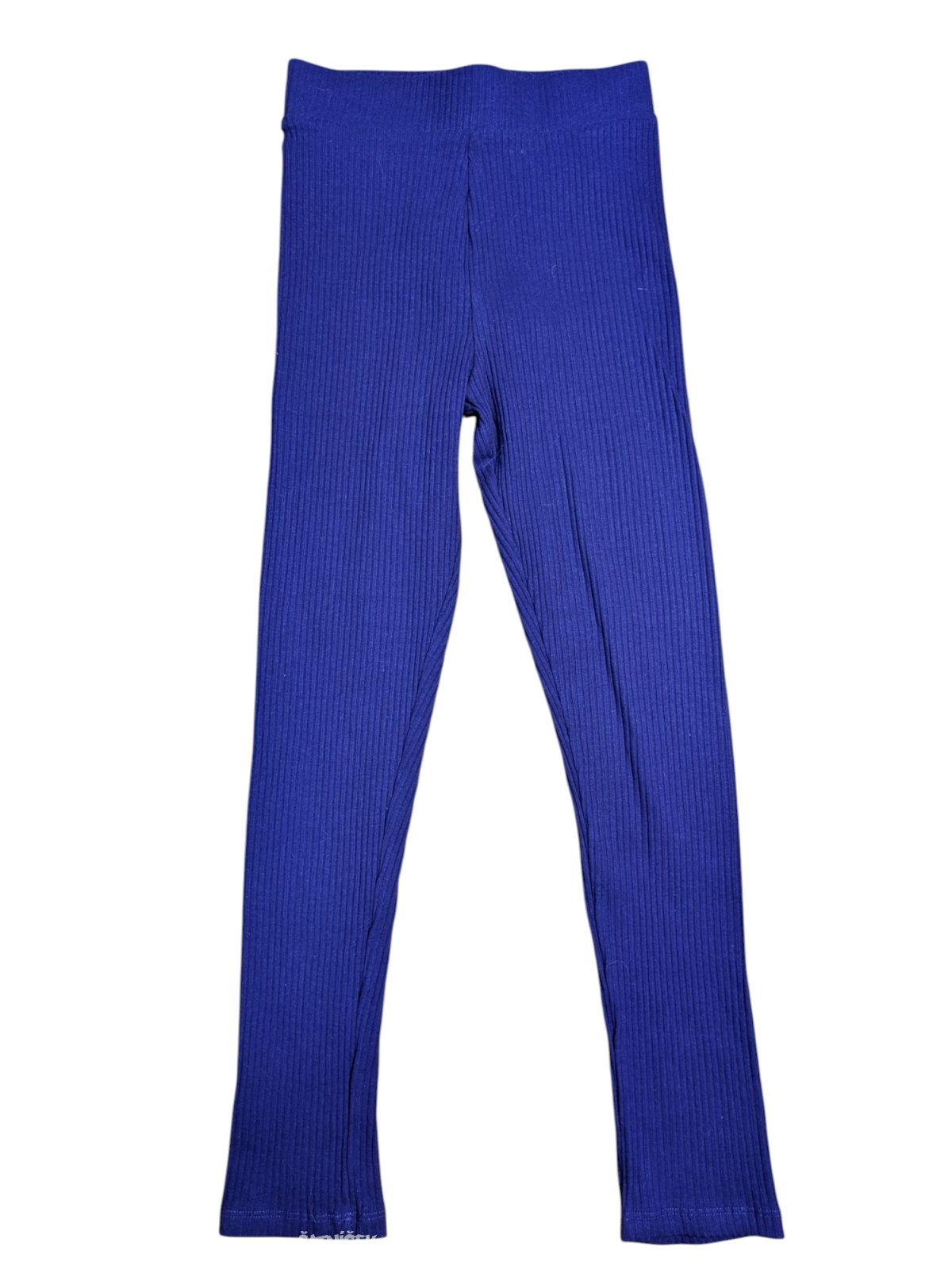 Modré elasťáky v manšestrovém stylu pro holky outlet girlswear