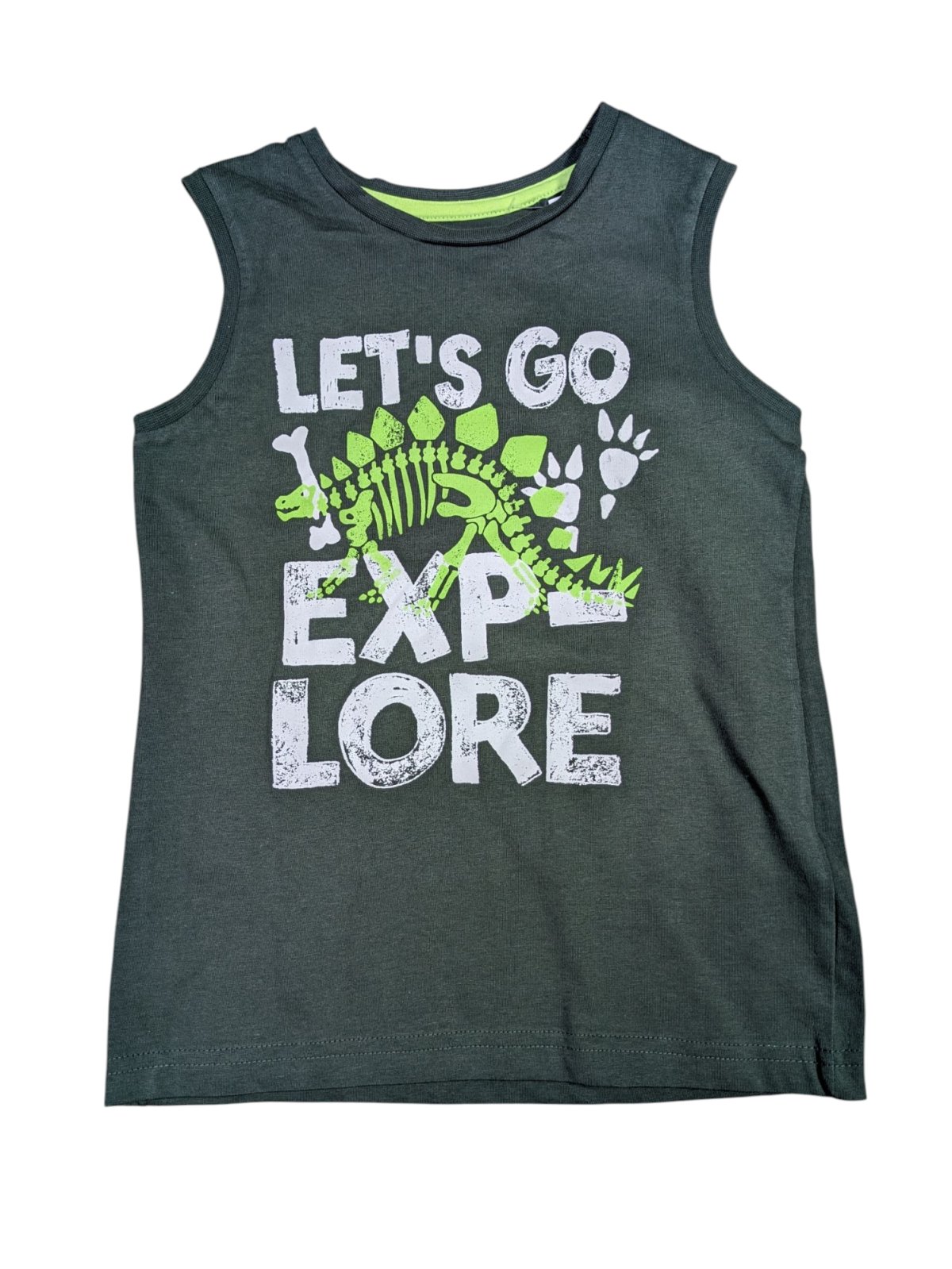 Zelené tílko s obrázkem pro kluky outlet F&F