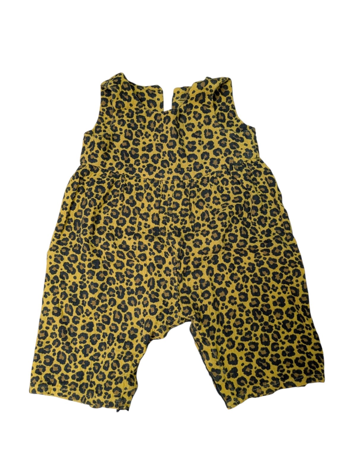 Žlutý overal se vzorem pro holky secondhand 