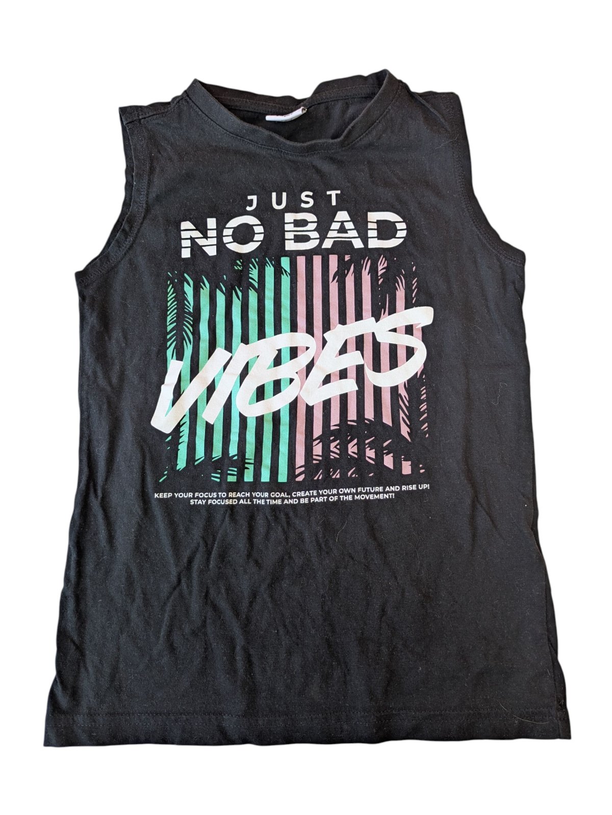 Černé tílko s obrázkem pro holky secondhand Chapter Young