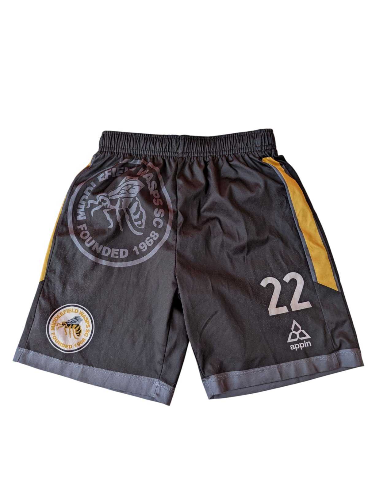 Černé sportovní kraťasy pro kluky secondhand Appin