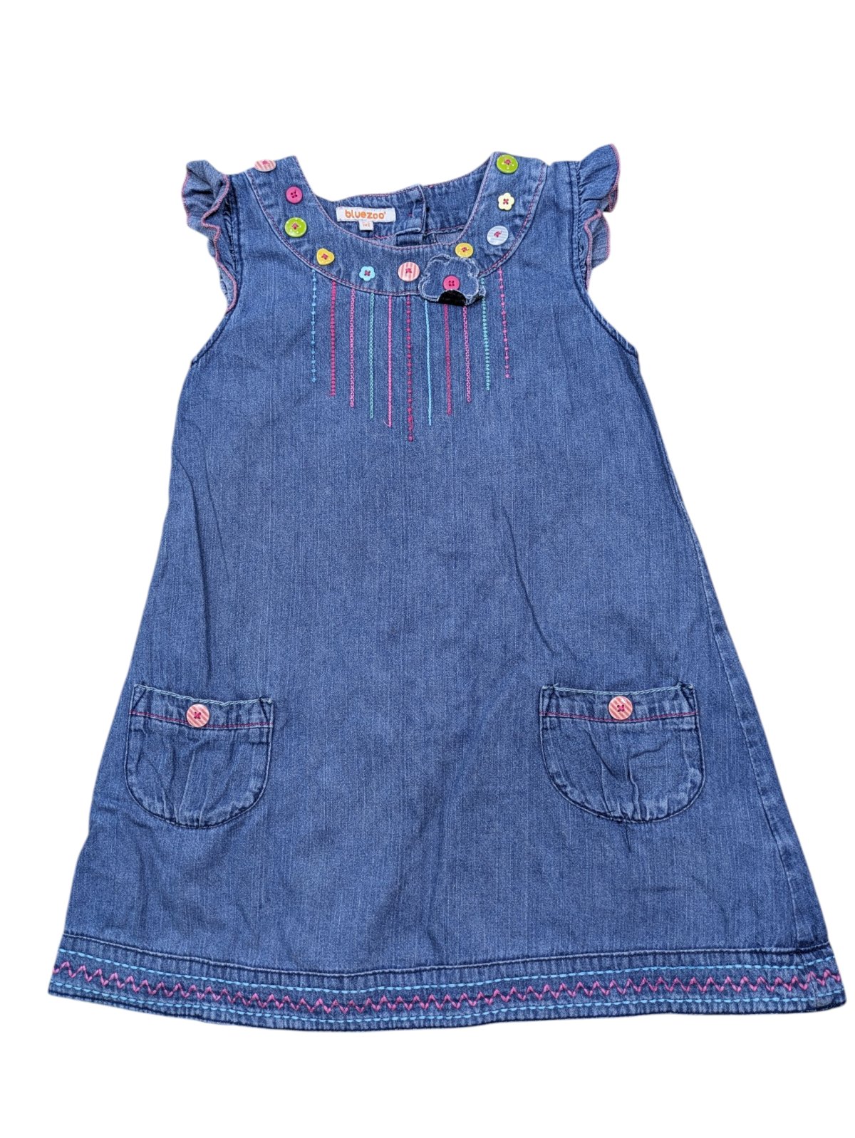Džínové šaty pro holky secondhand bluezoo