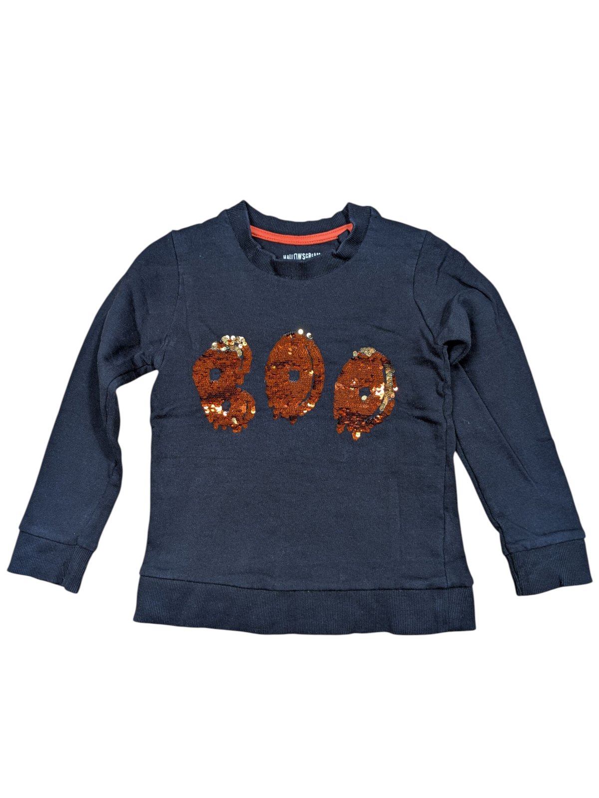 Černá mikina s obrázkem secondhand Hallowscream