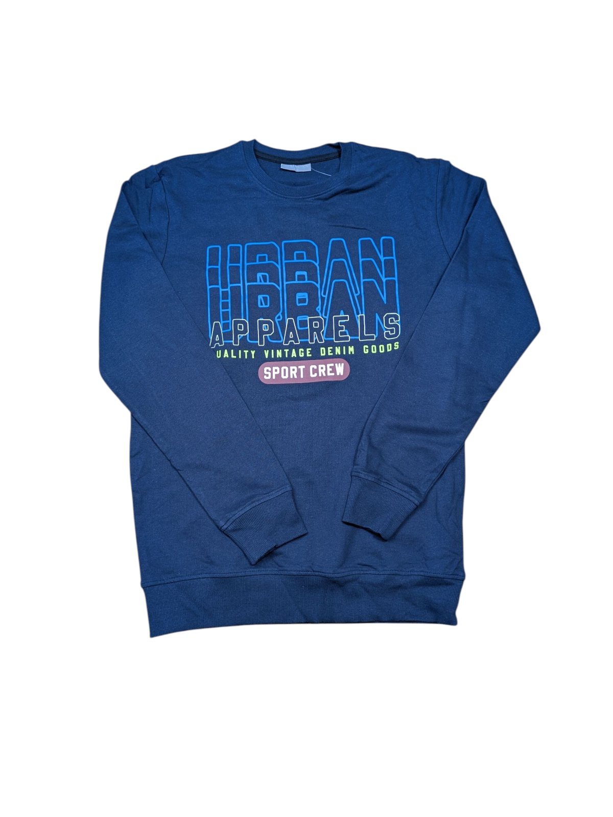 Tmavá mikina s nápisem pro kluky outlet Destination