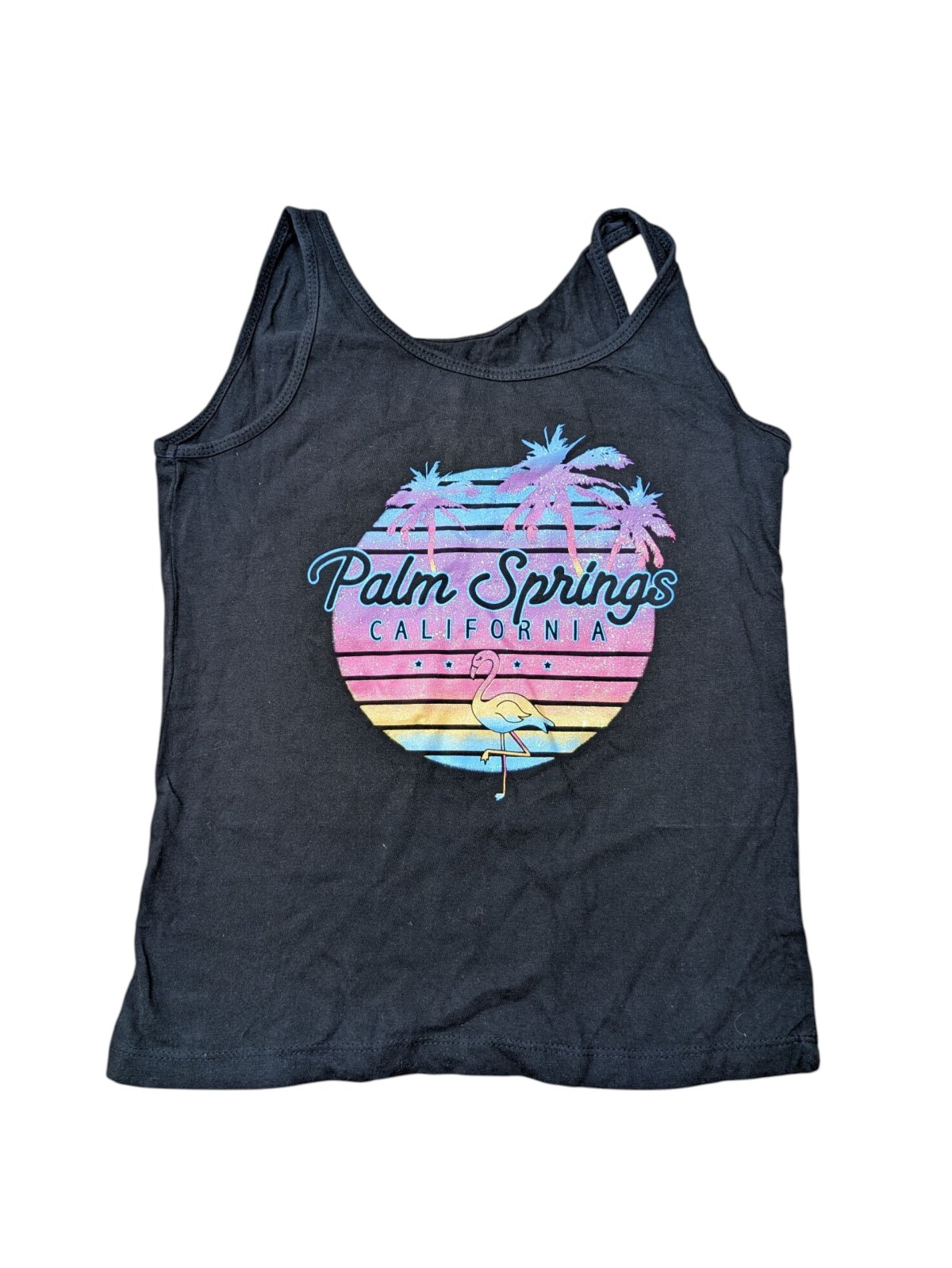 Černé tílko s obrázkem pro holky secondhand Primark