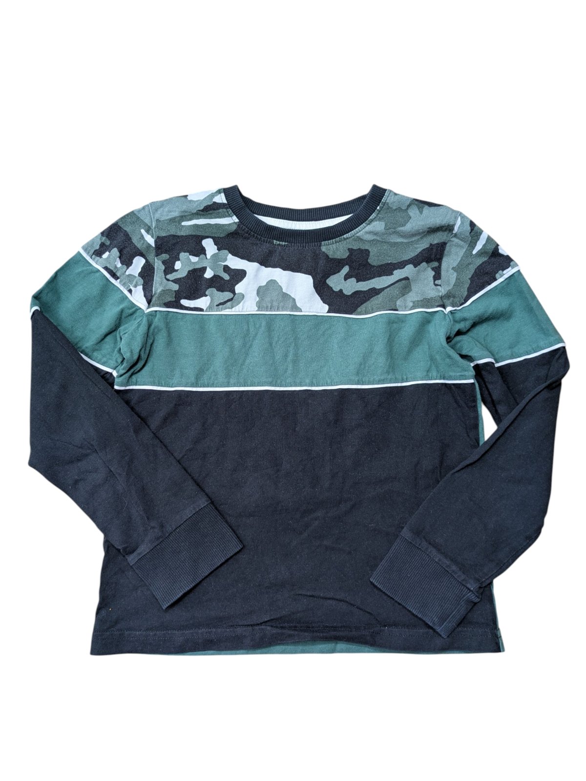 Maskáčové triko pro kluky secondhand Next