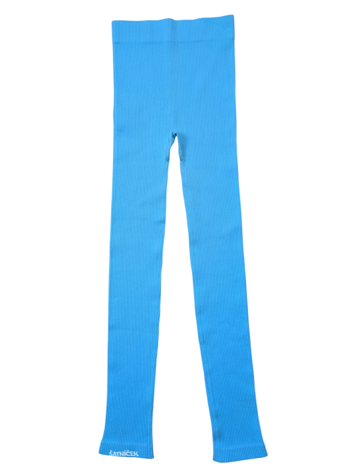 Tyrkysové legíny žebrované pro holky outlet Dunes Stores