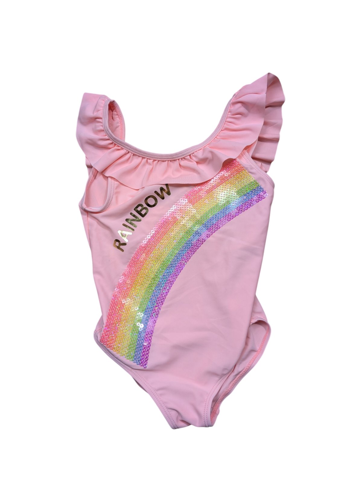 Růžové plavky s obrázkem pro holky secondhand Primark