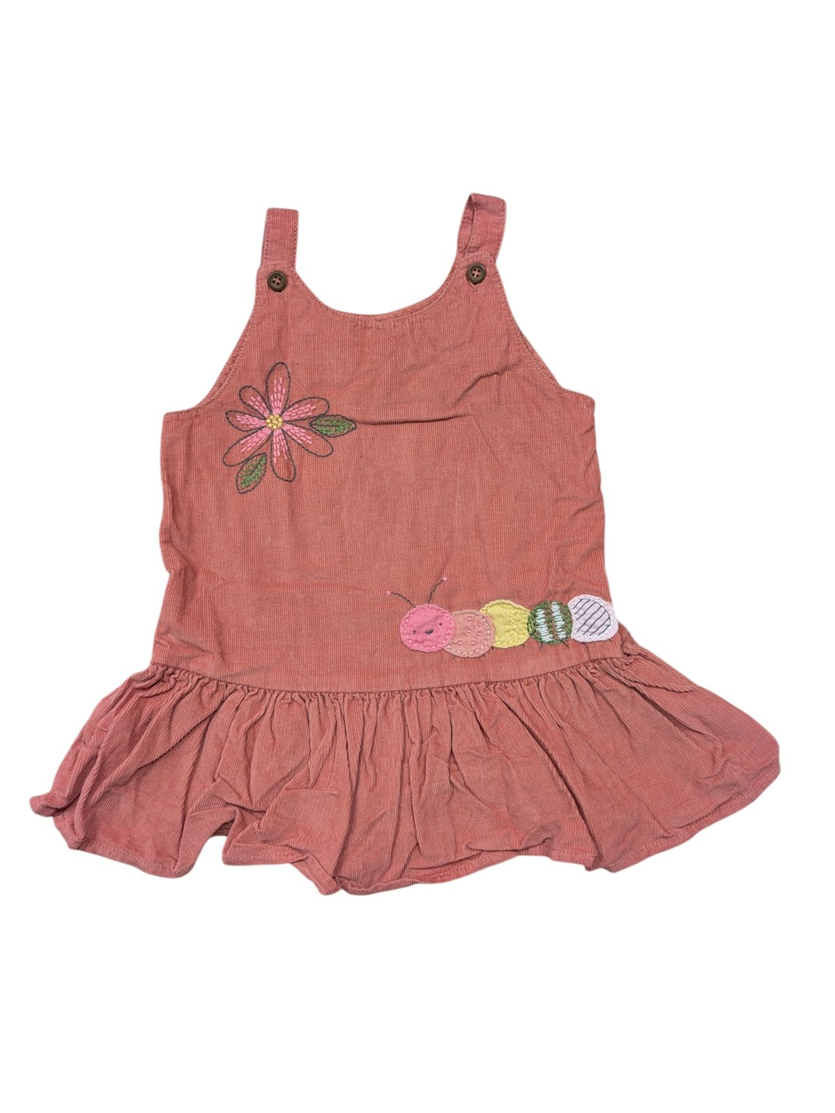 Tmavě oranžové šaty žebrované pro holky secondhand Next