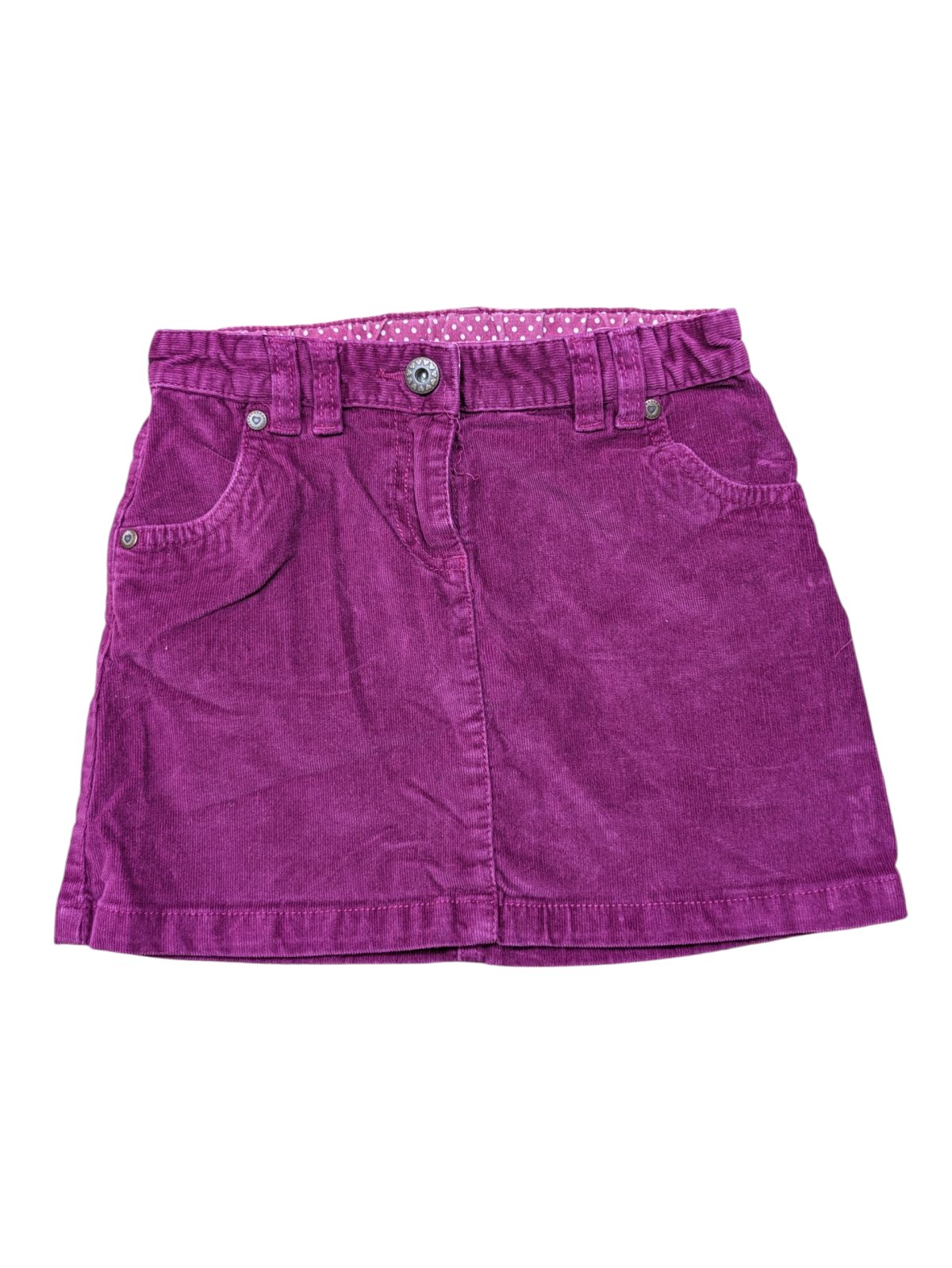 Vínová sukně žebrovaná pro holky secondhand John Lewis