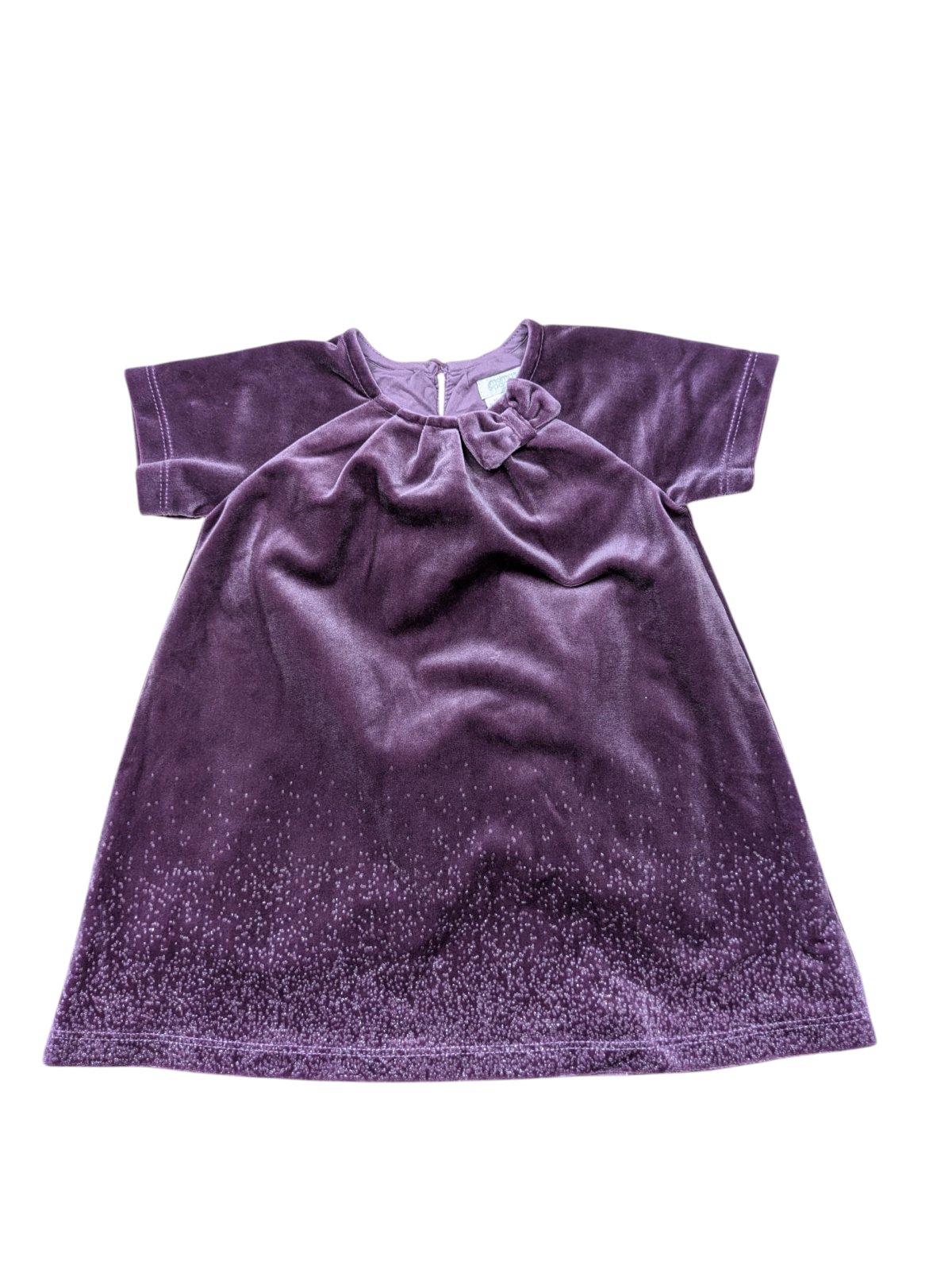 Semišové šaty fialové pro holky secondhand mamas & papas