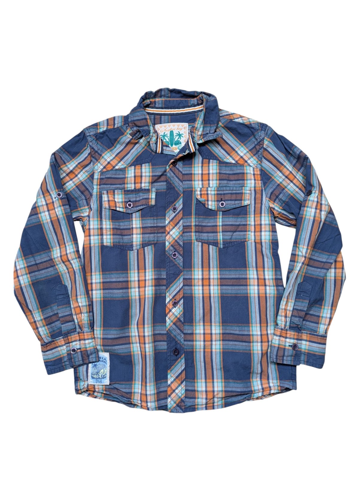 Kostkovaná košile pro kluky barevná secondhand TU