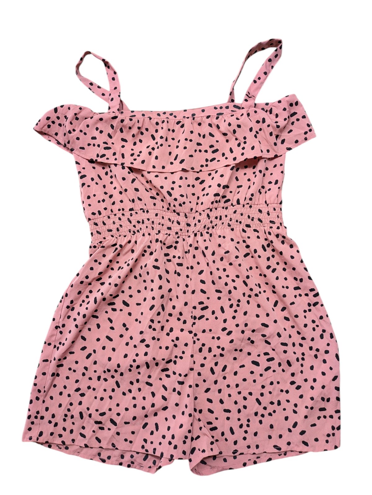 Růžový overal se vzorem pro holky secondhand Primark