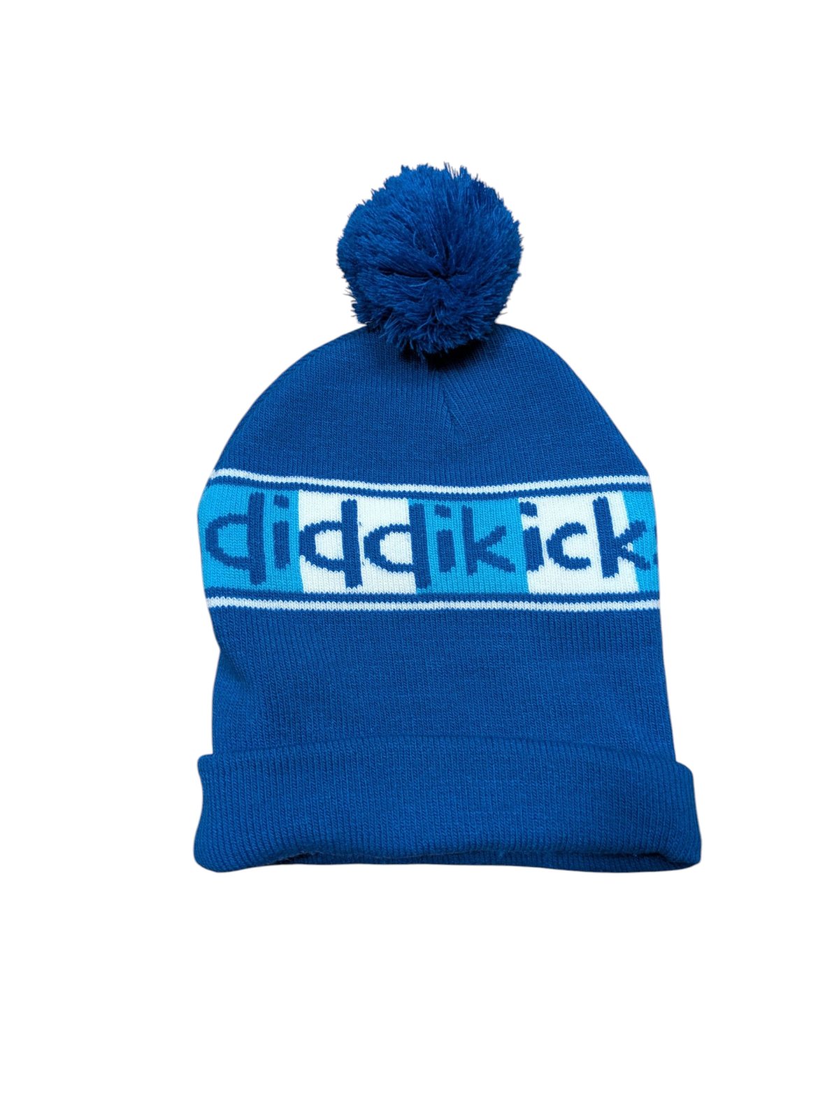 Modrá zimní čepice s kulichem pro kluky secondhand 