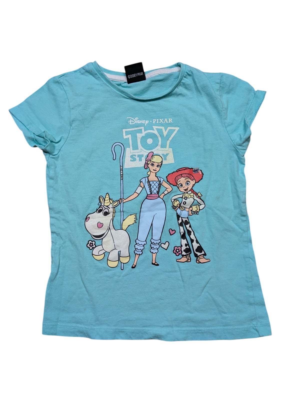 Tyrkysové triko Toy Story pro holky secondhand Disney