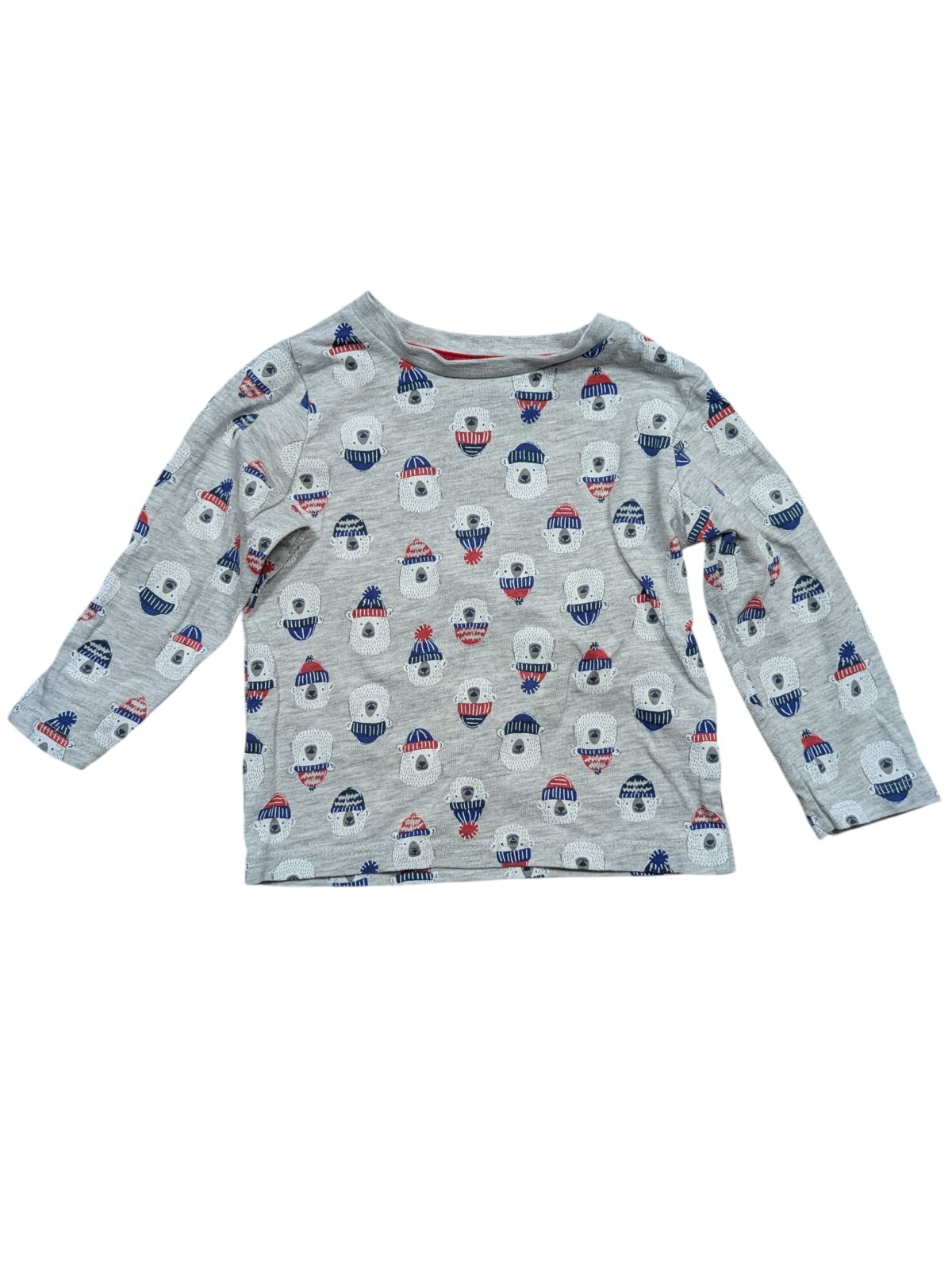 Šedé triko s medvídky pro kluky secondhand TU