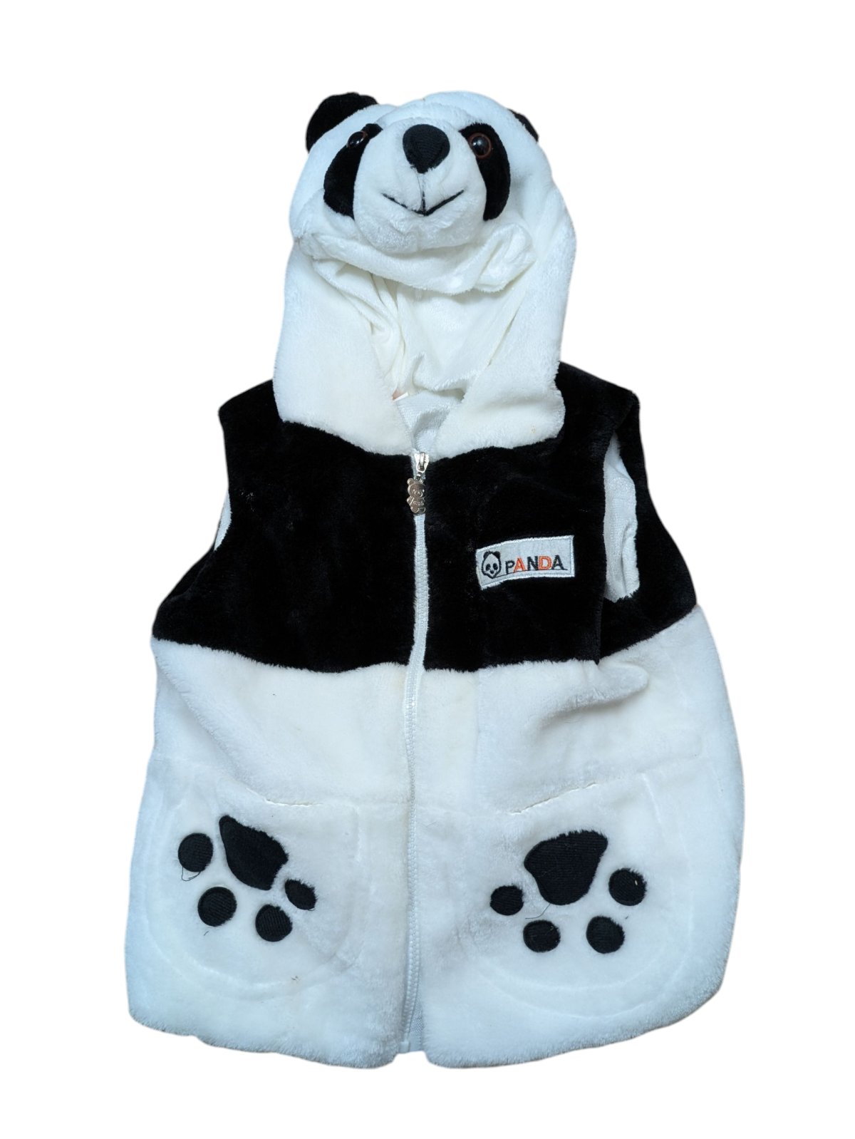 Zateplená vesta panda pro kluky secondhand 